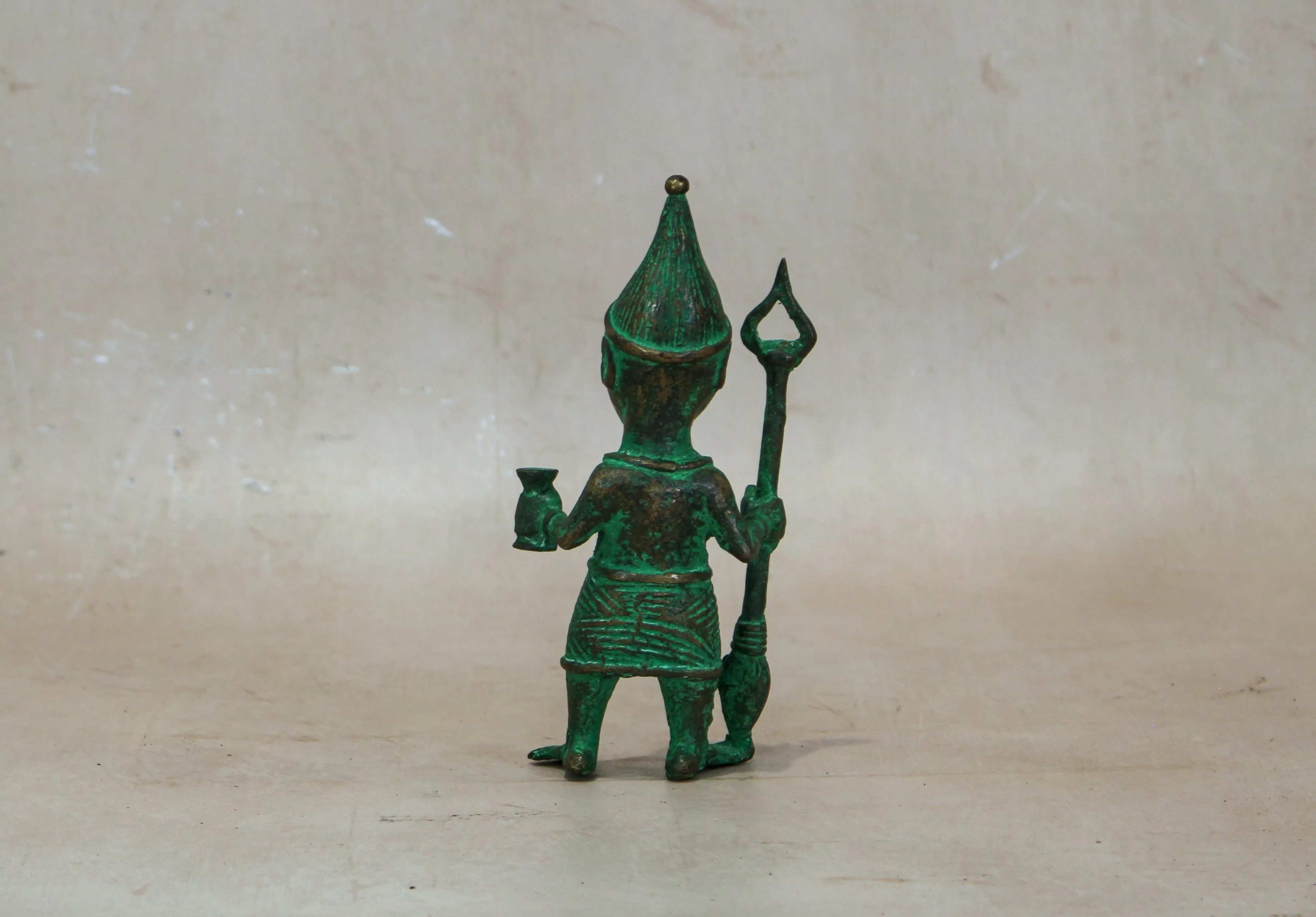 Benin Bronze Warrior 9.3 - Image 3