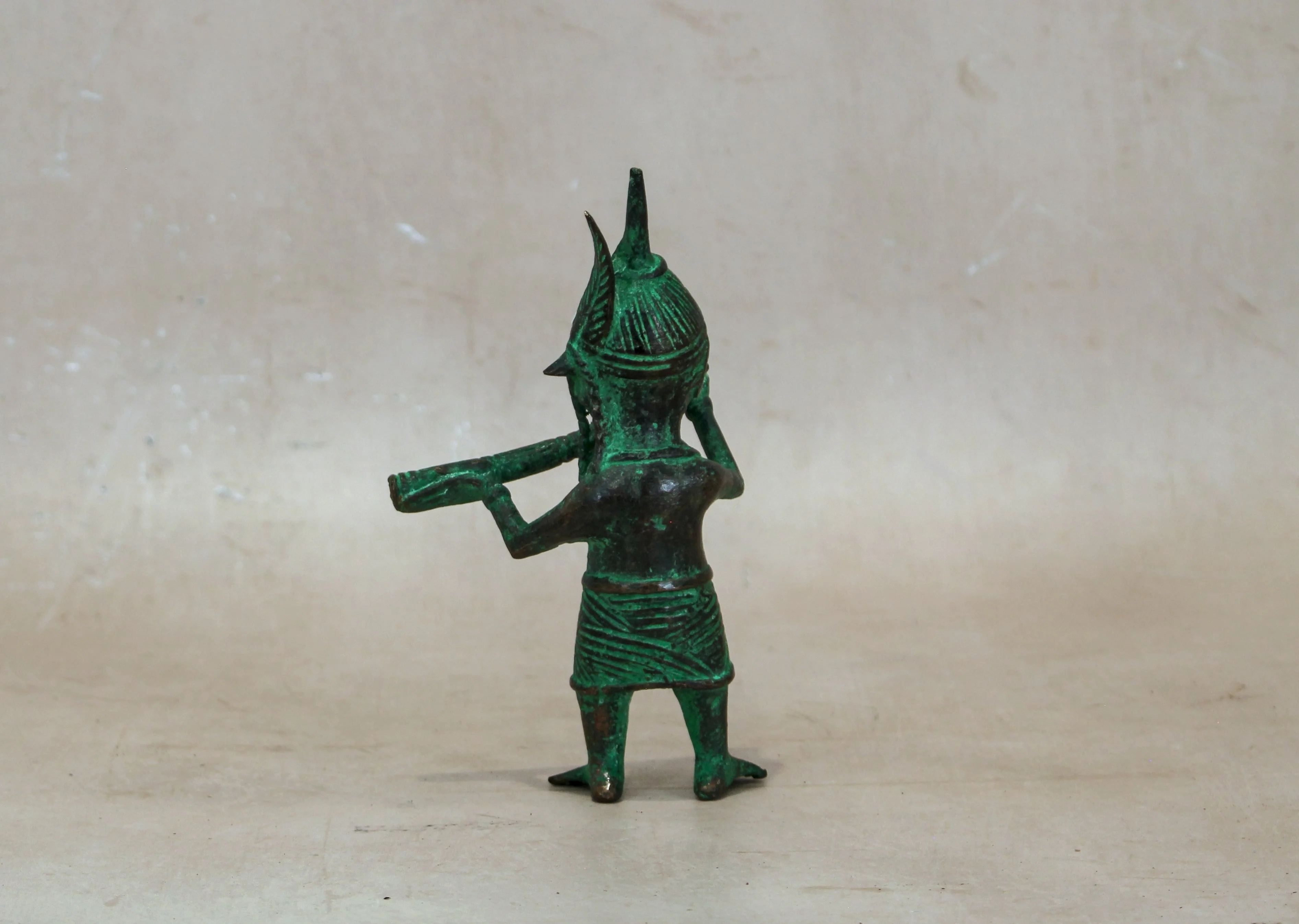 Benin Bronze Warrior 9.4 - Image 4