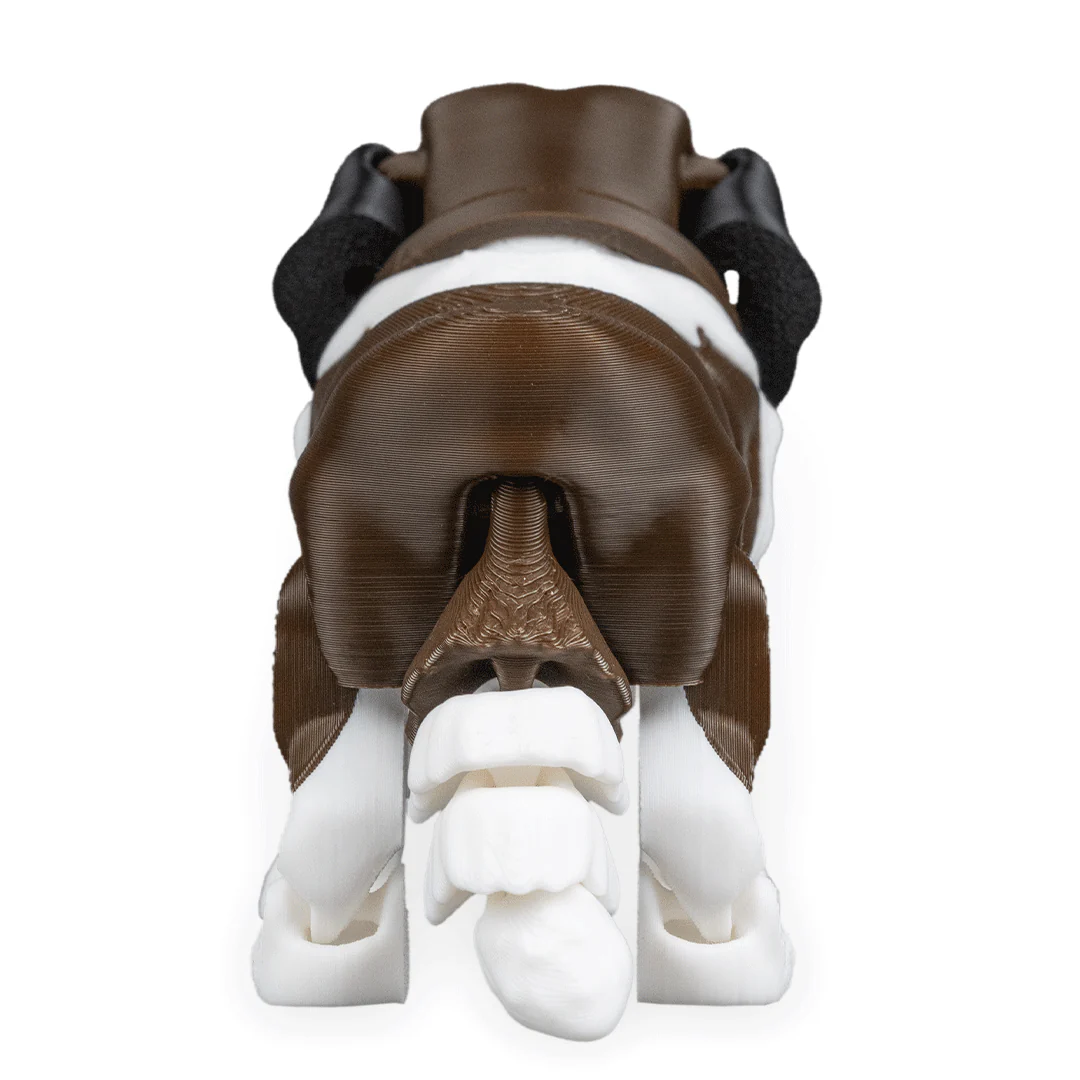 Bernie the St. Bernard – 3D Printed Dog Figurine | Optional Doghouse Set | Waggle Tails – Second Bark Collection - Image 6