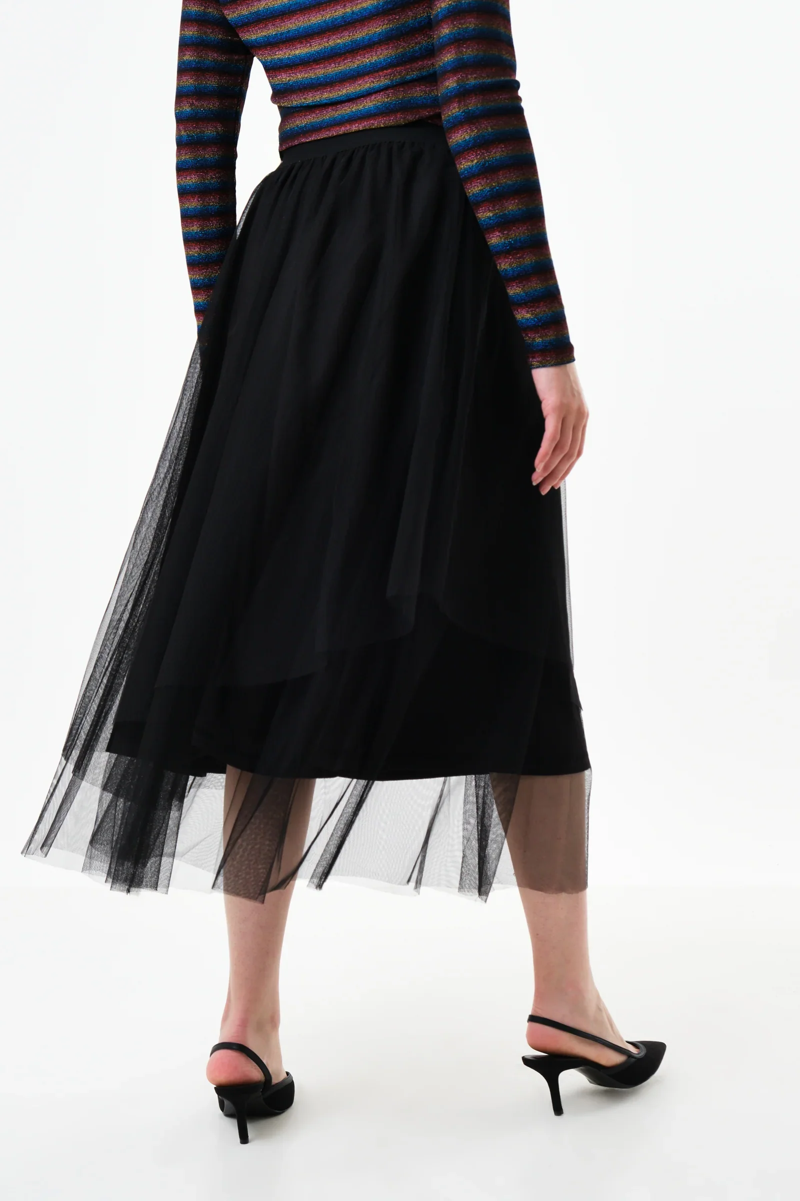 Bertin Tulle Midi Skirt - Image 3