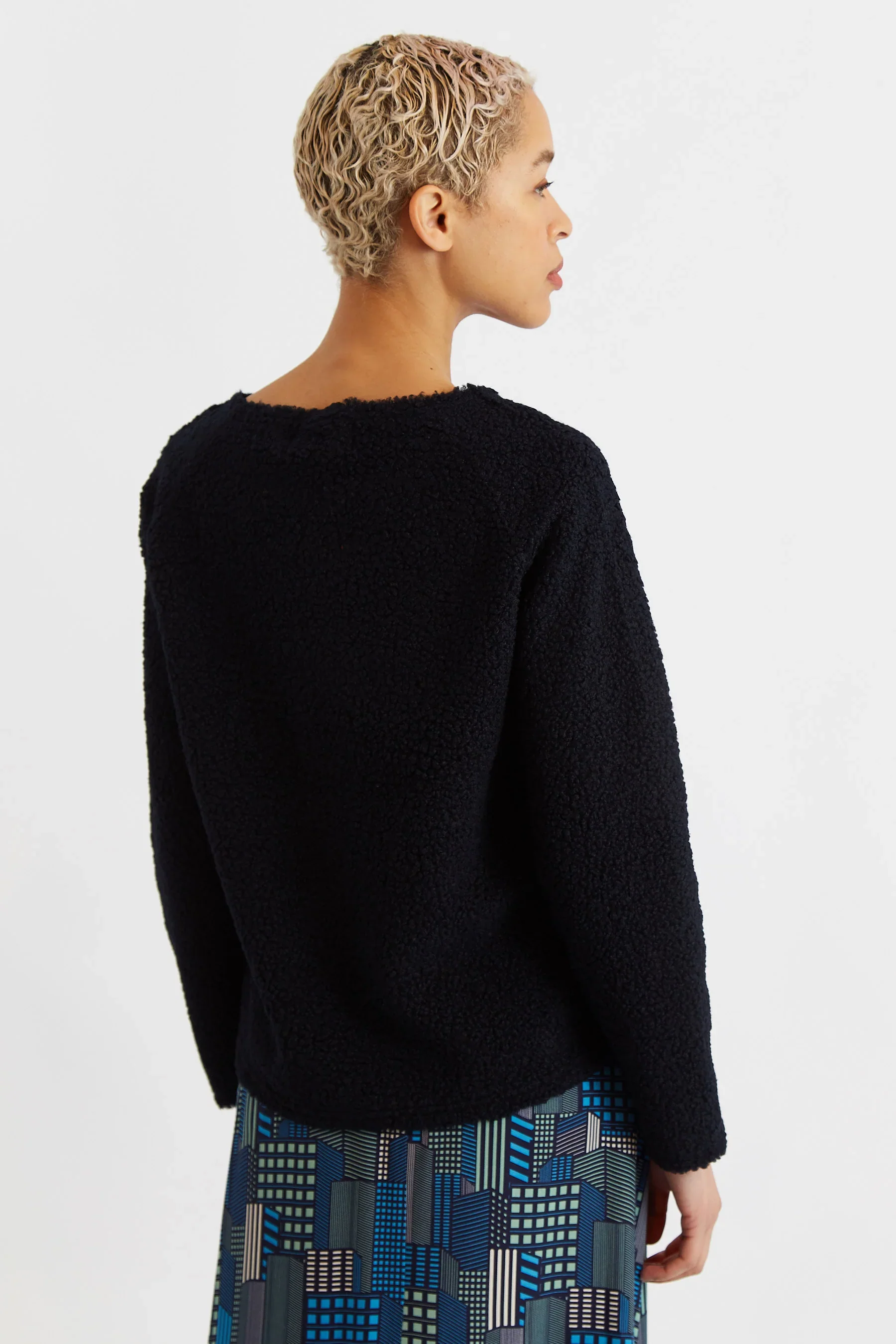 Blanka Borg Sweatshirt - Navy - Image 2
