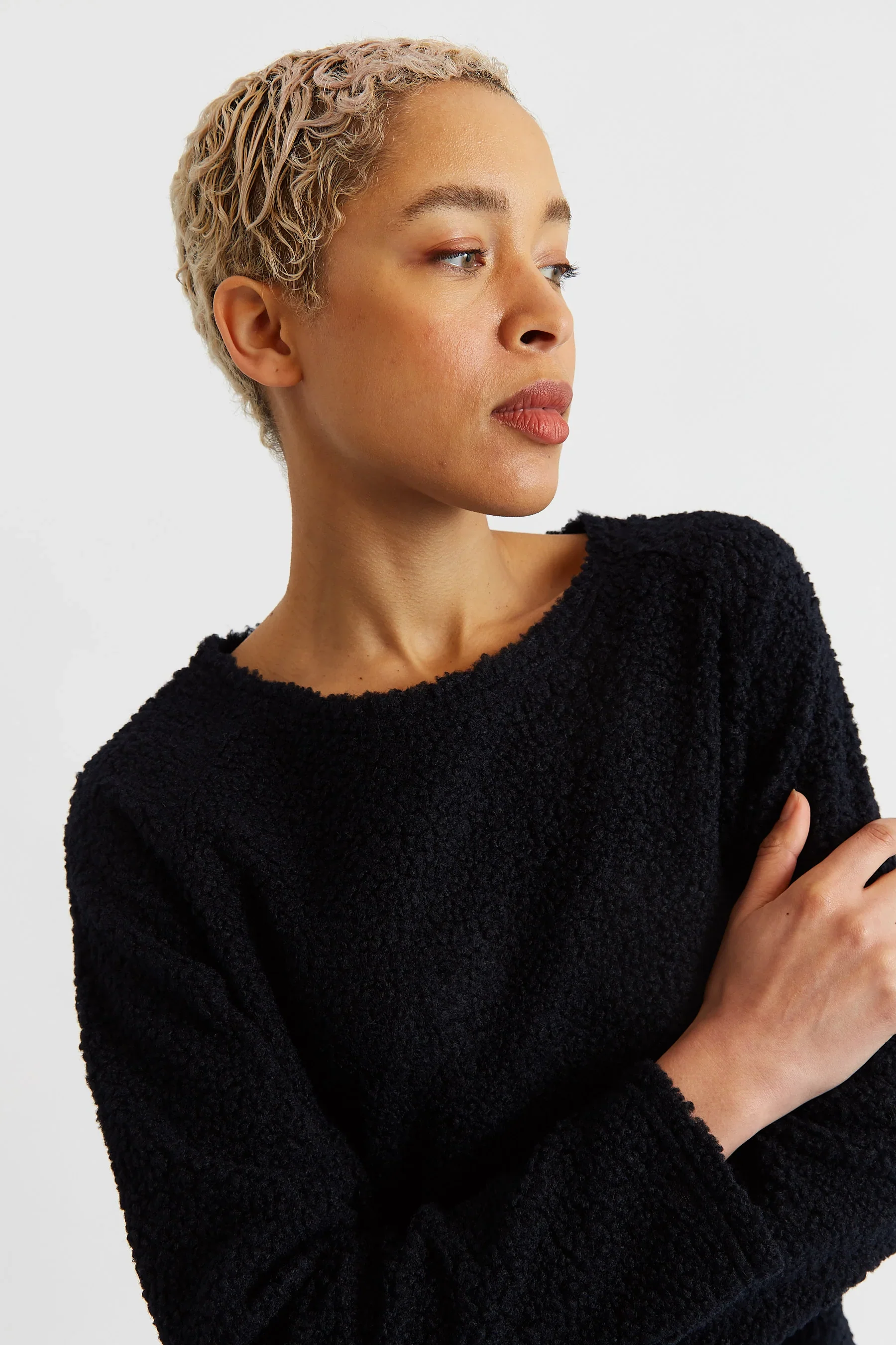 Blanka Borg Sweatshirt - Navy - Image 3