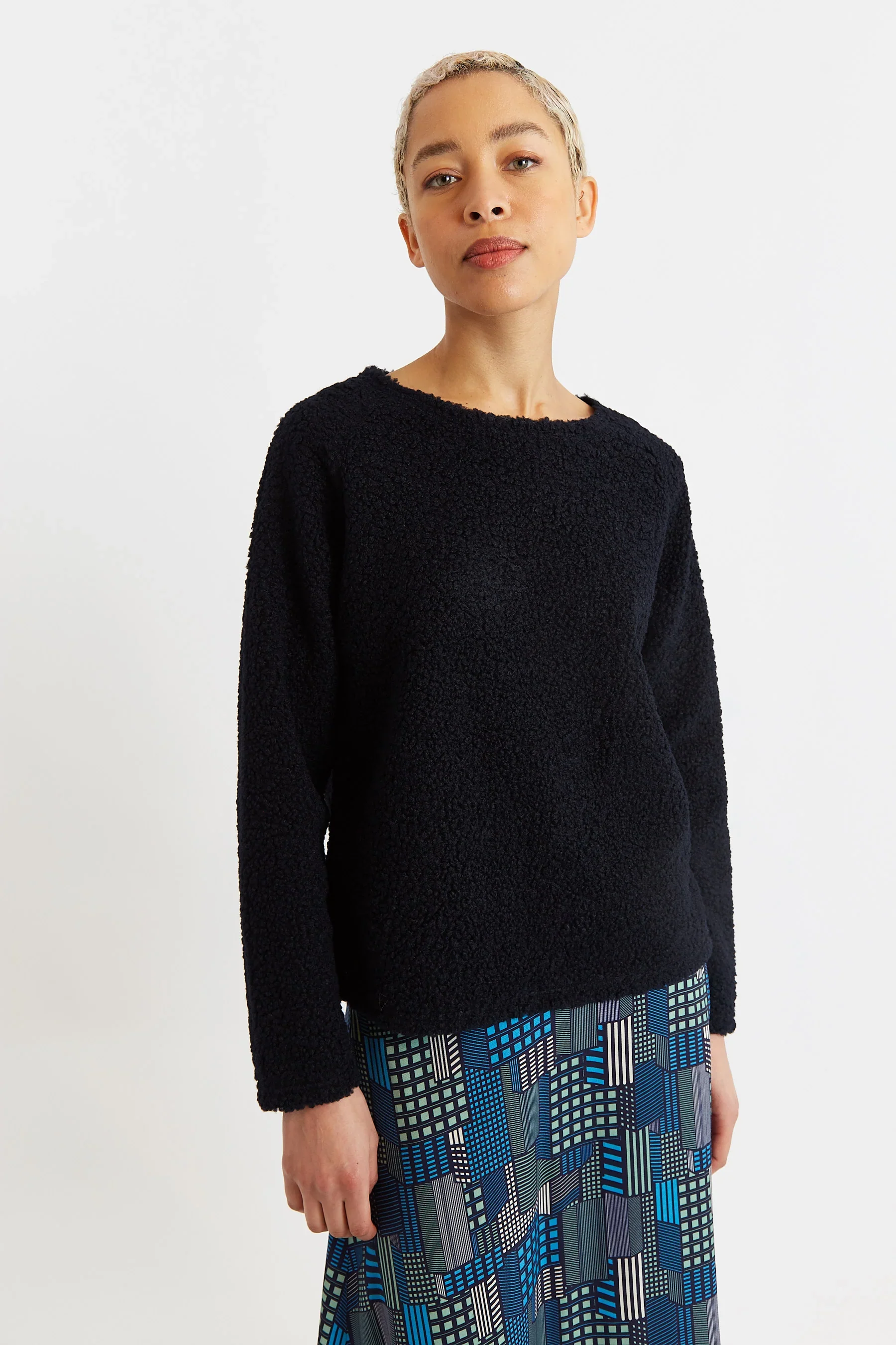 Blanka Borg Sweatshirt - Navy - Image 4