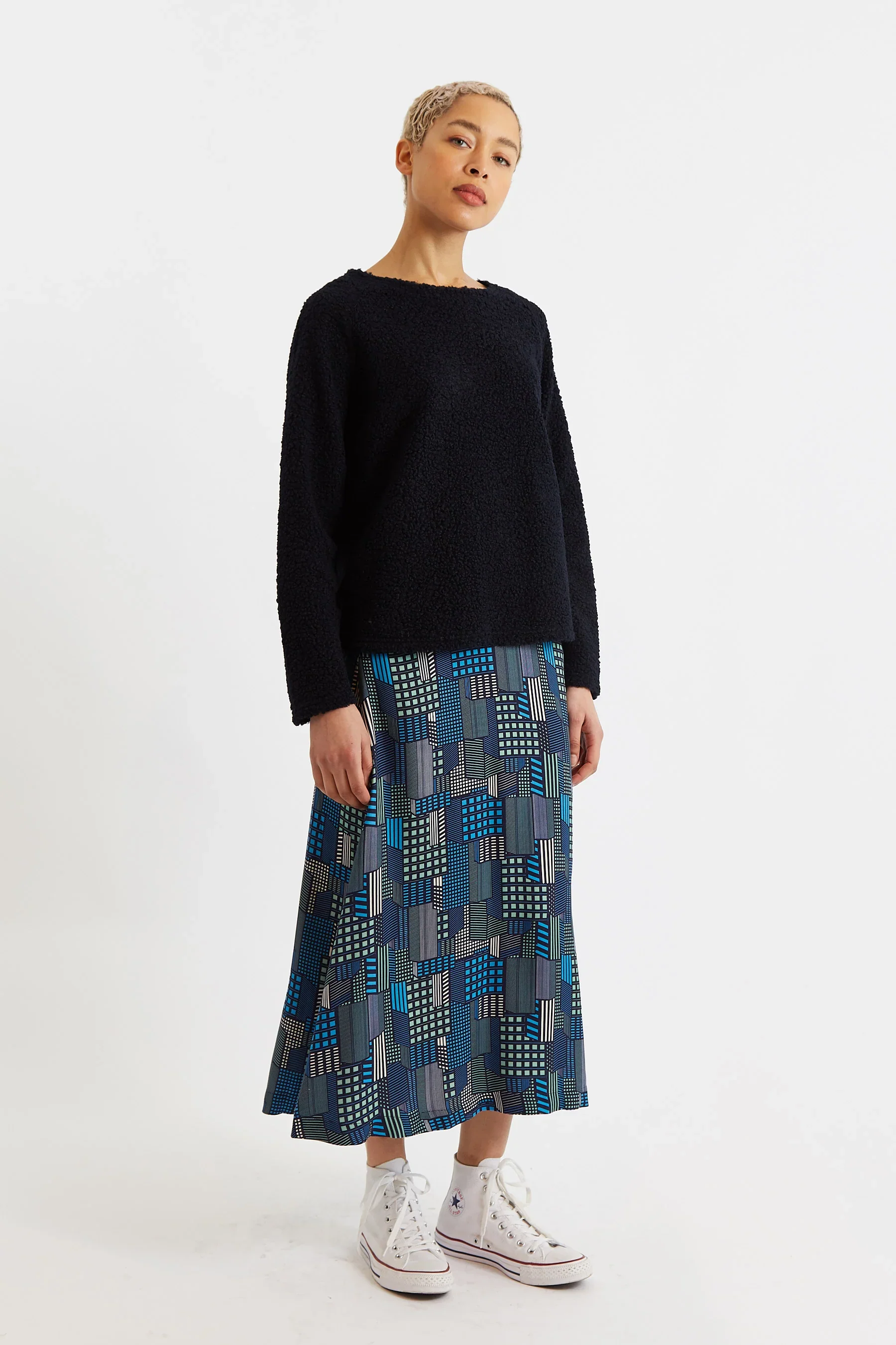 Blanka Borg Sweatshirt - Navy - Image 5