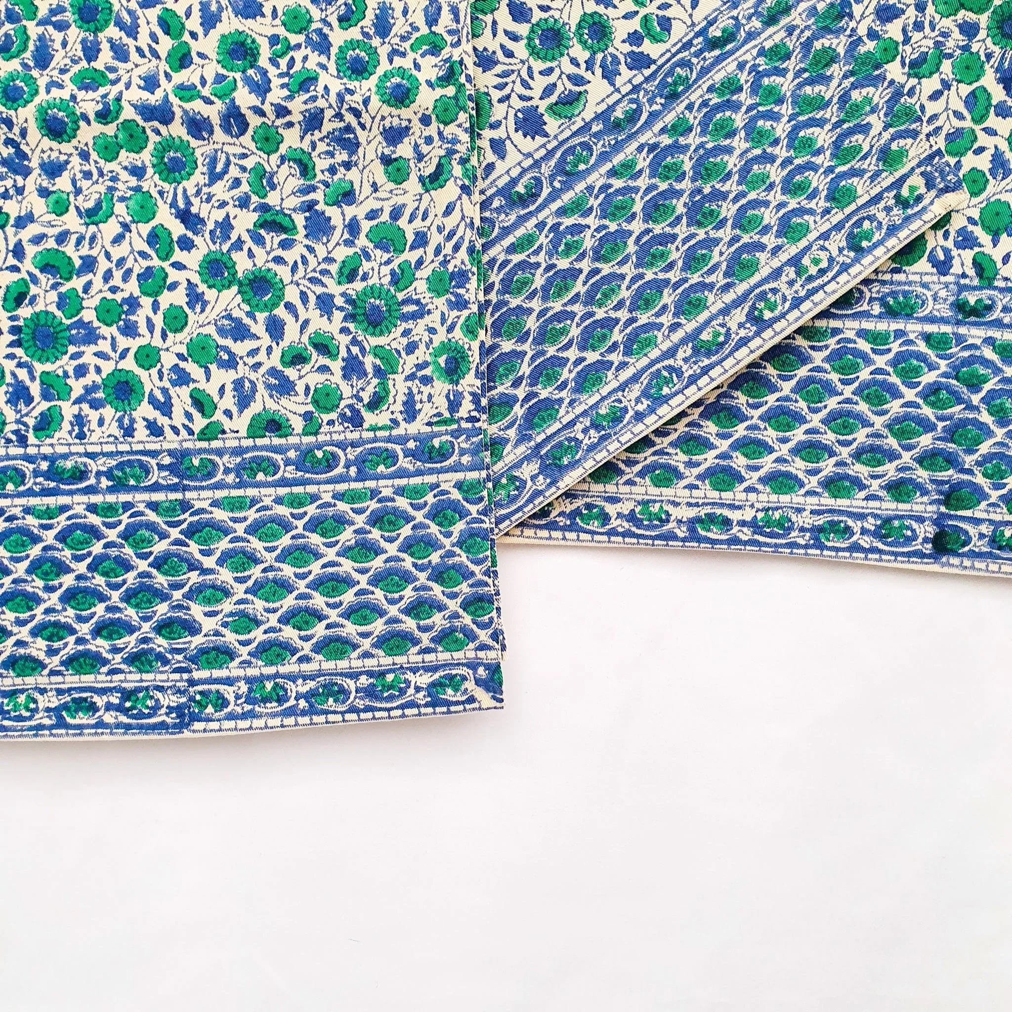Block-printed organic cotton placemats (set of 2) - Image 4