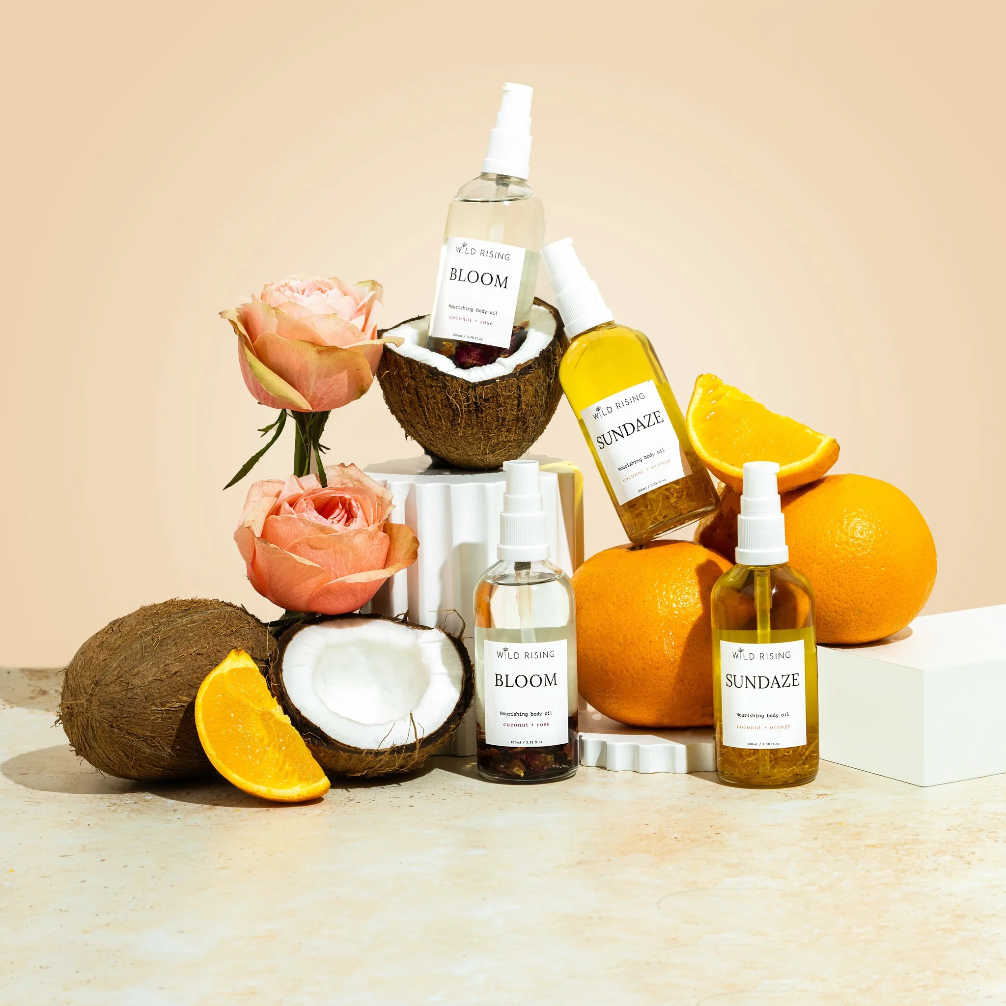 Bloom - Coconut and Rose Body Oil - Image 2