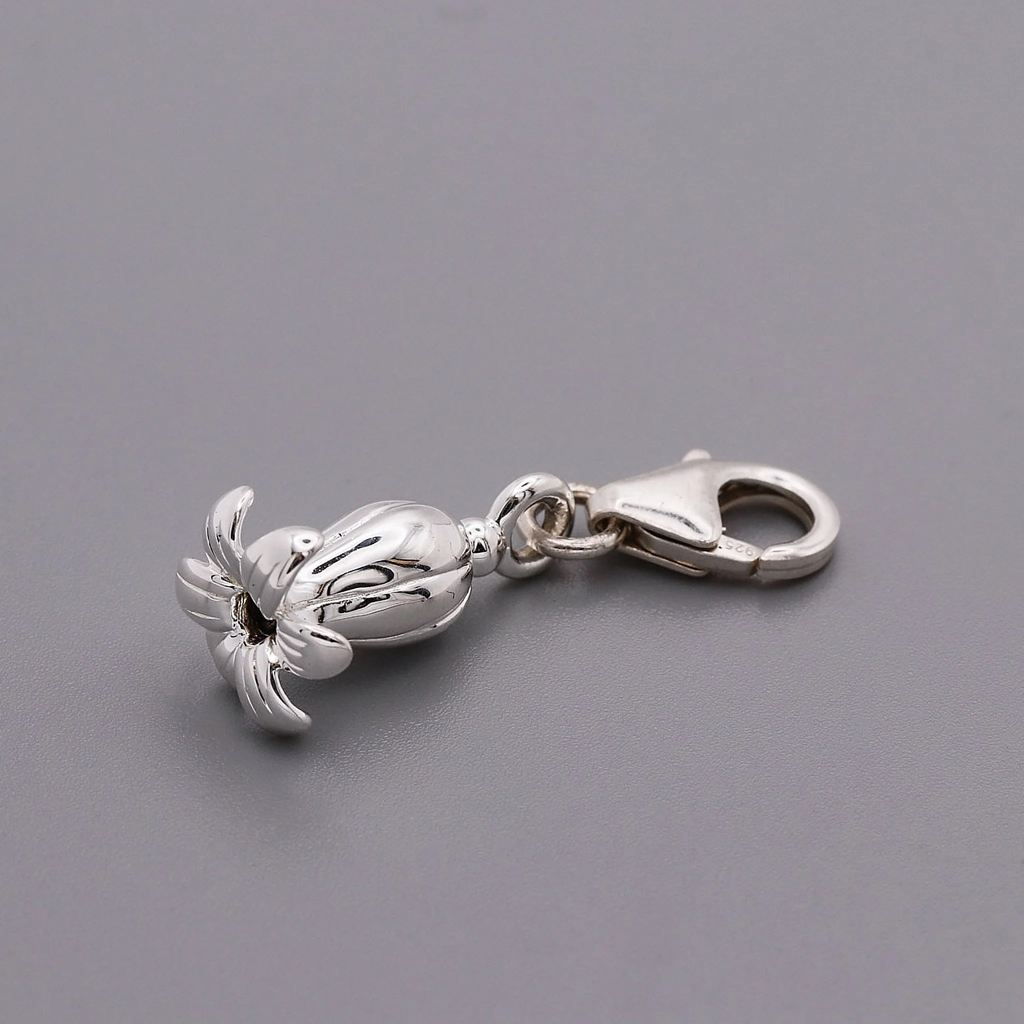 Bluebell Flower Silver Charm - Image 4