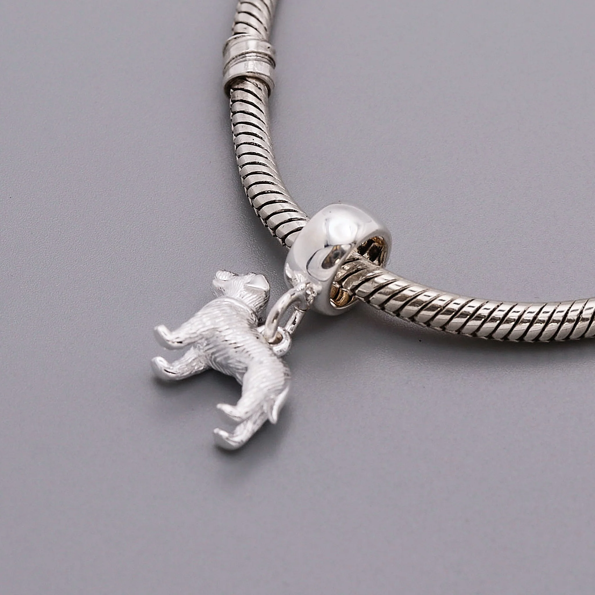 Border Terrier Silver Dog Charm - Image 9
