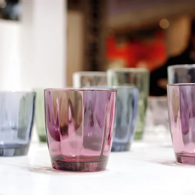 Bormioli Rocco Pulsar Double Old Fashioned Glasses Blue - 390ml - Set of 6 - Image 4