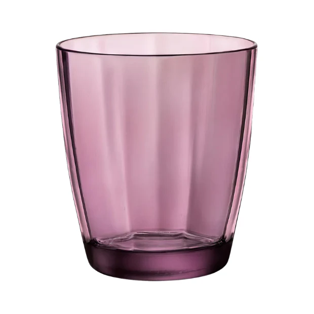 Bormioli Rocco Pulsar Double Old Fashioned Glasses Purple - 390ml - Set of 6 - Image 2
