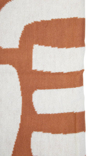 Bosie Ozella Natural And Terracotta Throw - Image 16