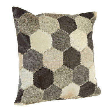 Bosie Safira Black And White And Grey Cushion Cover - Image 4