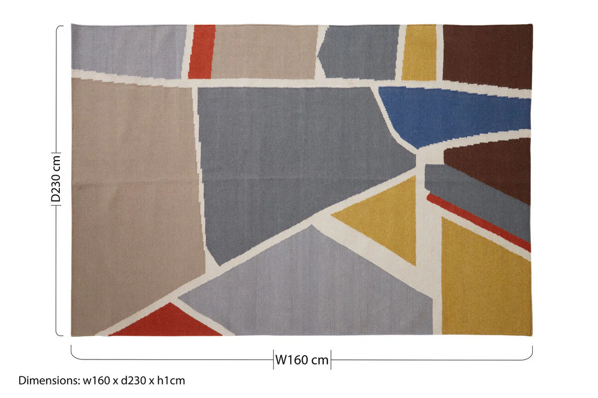 Bosie Villon Abstract Art Rug - Image 10