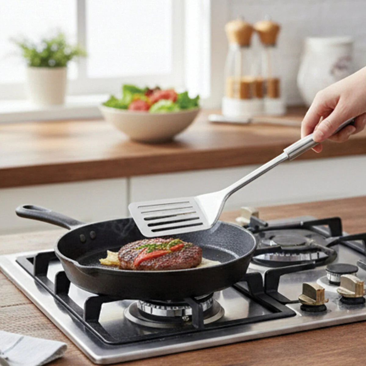 Bosna 5 Piece Stainless Steel Utensil Set - Image 3