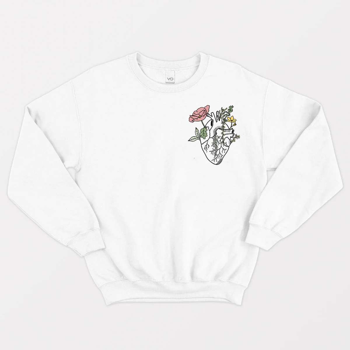 Botanatomy Heart Sweatshirt (Unisex) - Image 4