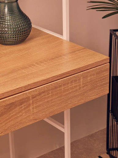 Bradbury Natural Oak Veneer Effect Desk - Image 8