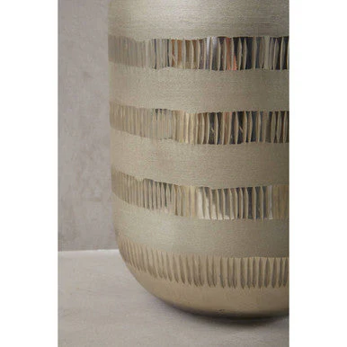 Briella Glass Vase in Silver and Copper - Image 5