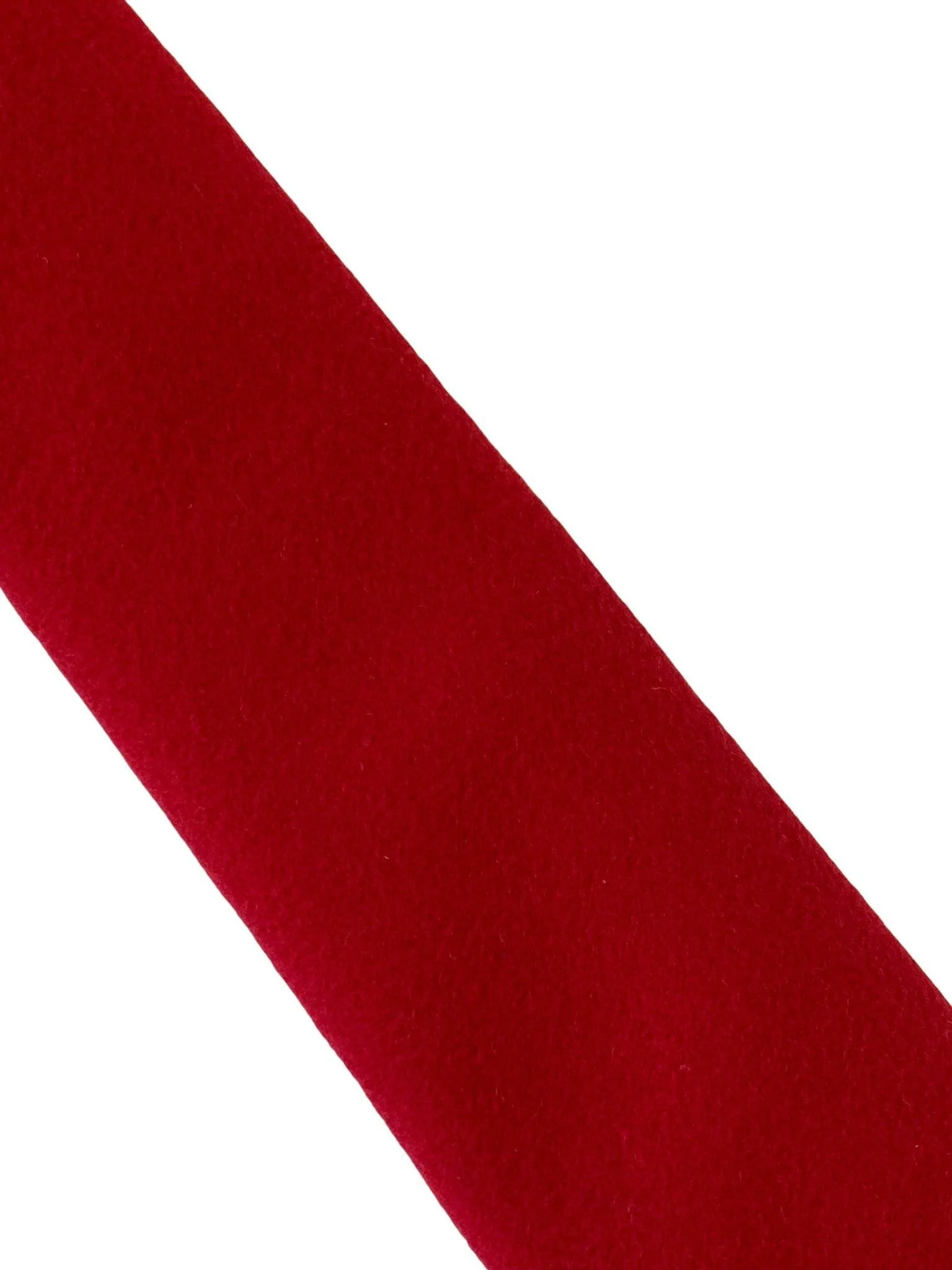 bright red wool mens classic width tie - Image 2