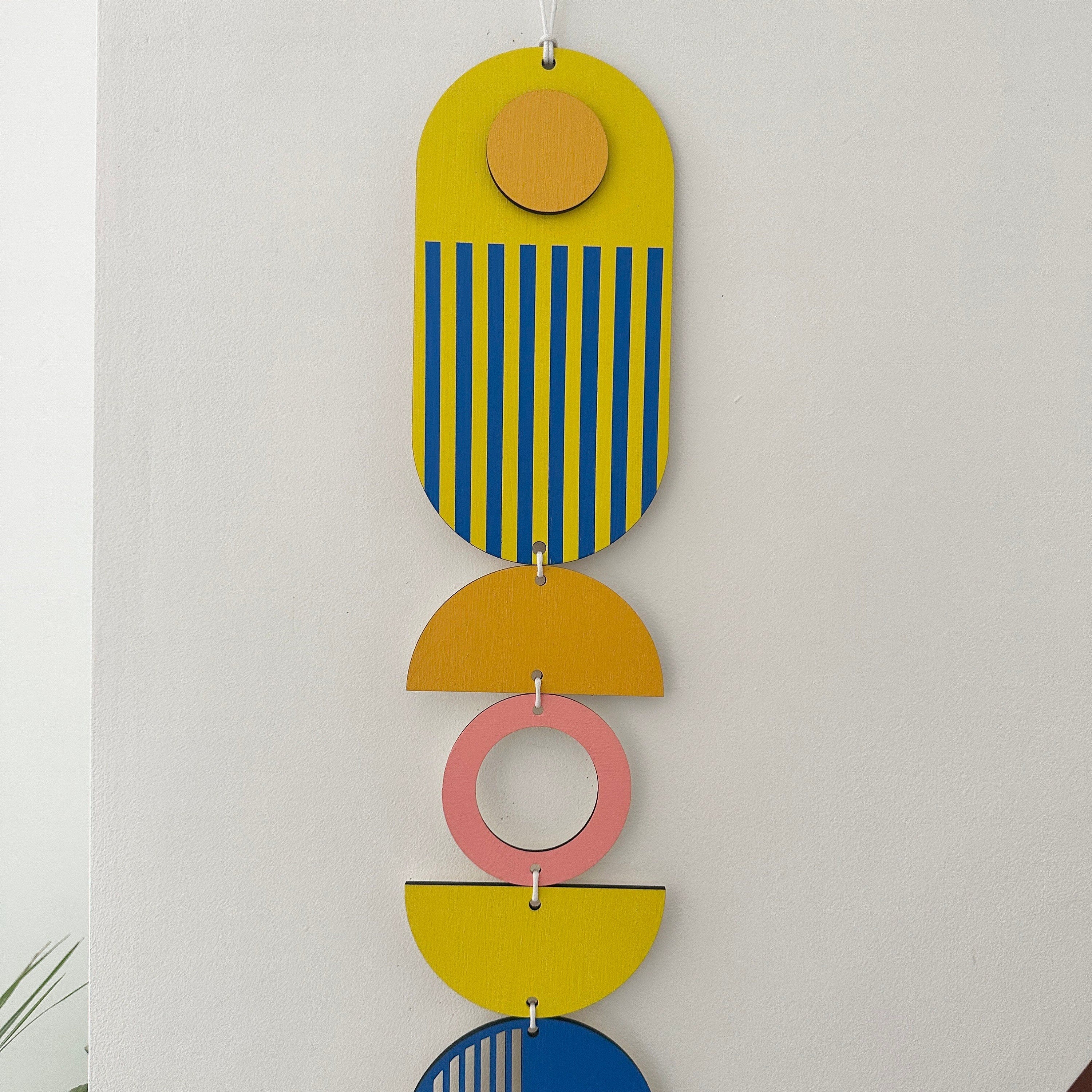 Bright Wall Hanging - Eclectic Hanging Art - Colourful Wall Decor - Slim Long Art - Thin Wall Hanging - New Home Gift - Custom Wall Art - Image 6