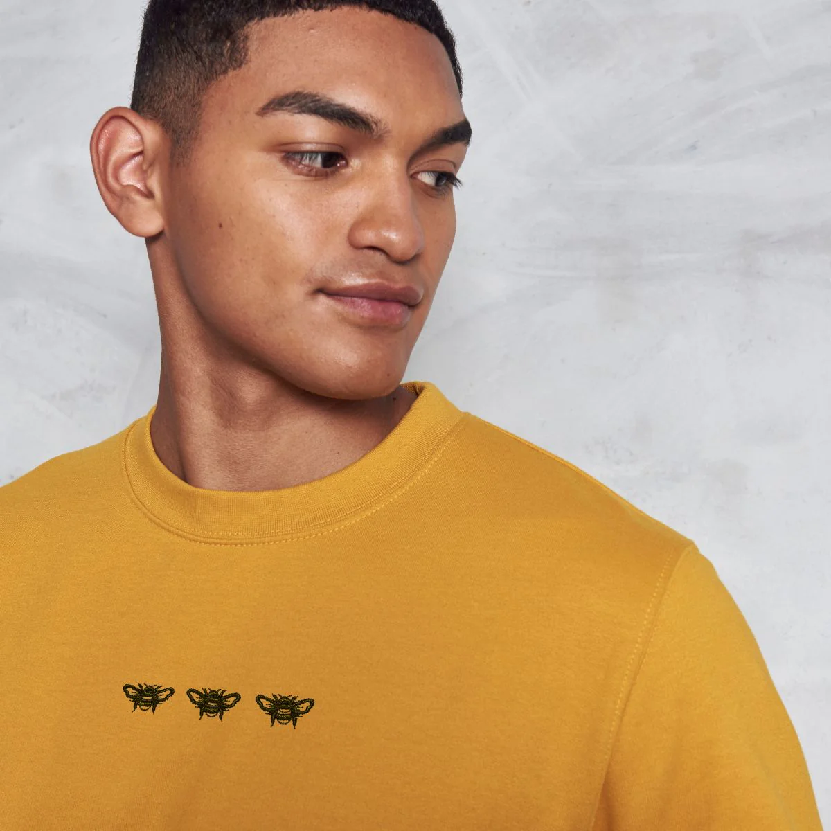Bumble Bees Embroidered Sweatshirt (Unisex) - Image 4