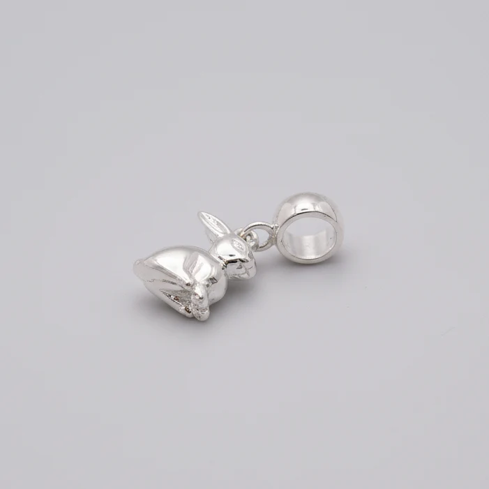 Bunny Rabbit Silver Charm - Image 6