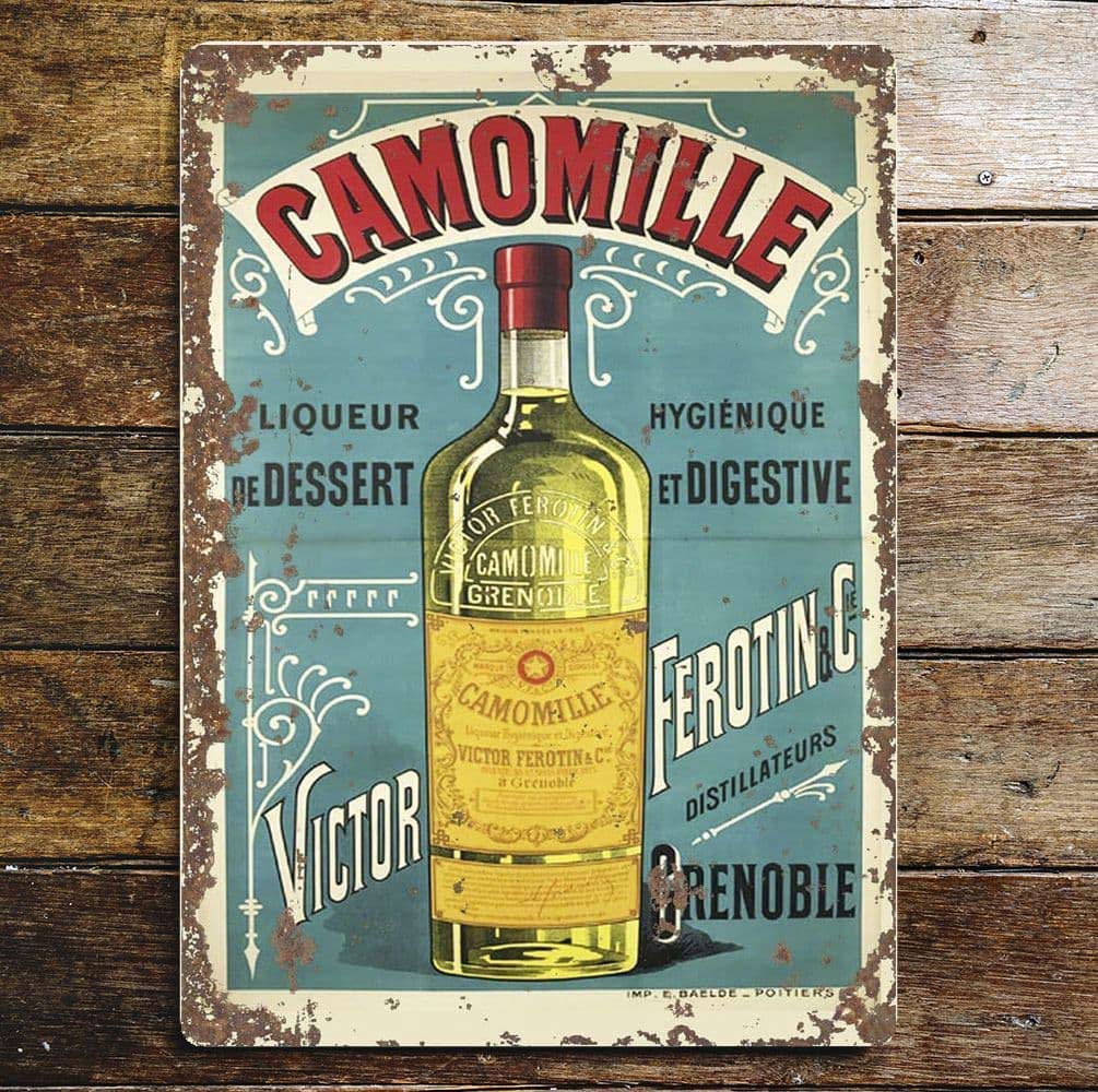 Camomille liqueur Drink Advertising Sign - Image 3