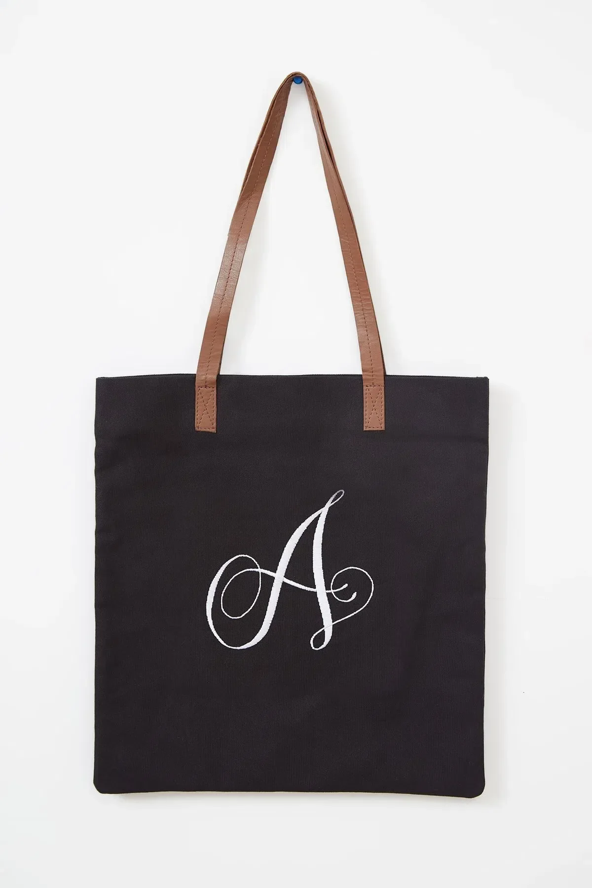 Cara Letter Canvas Tote Bag - Image 10
