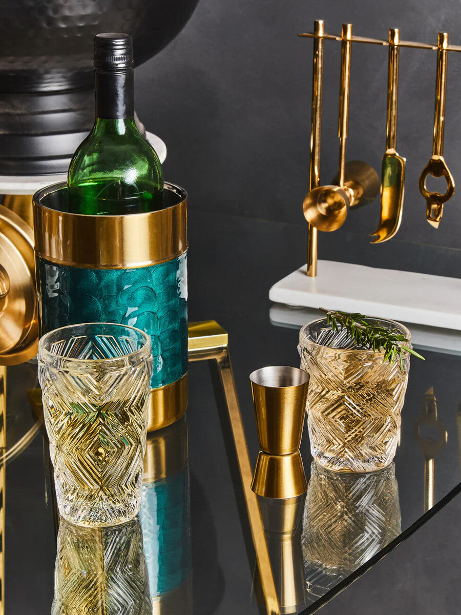 Carolina Green Enamel Wine Cooler - Image 3