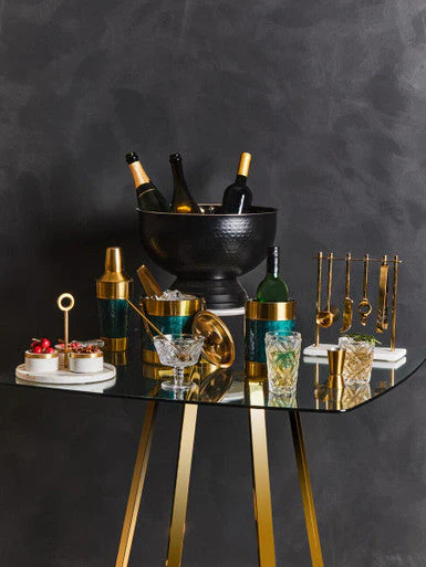 Carolina Green Enamel Wine Cooler - Image 4