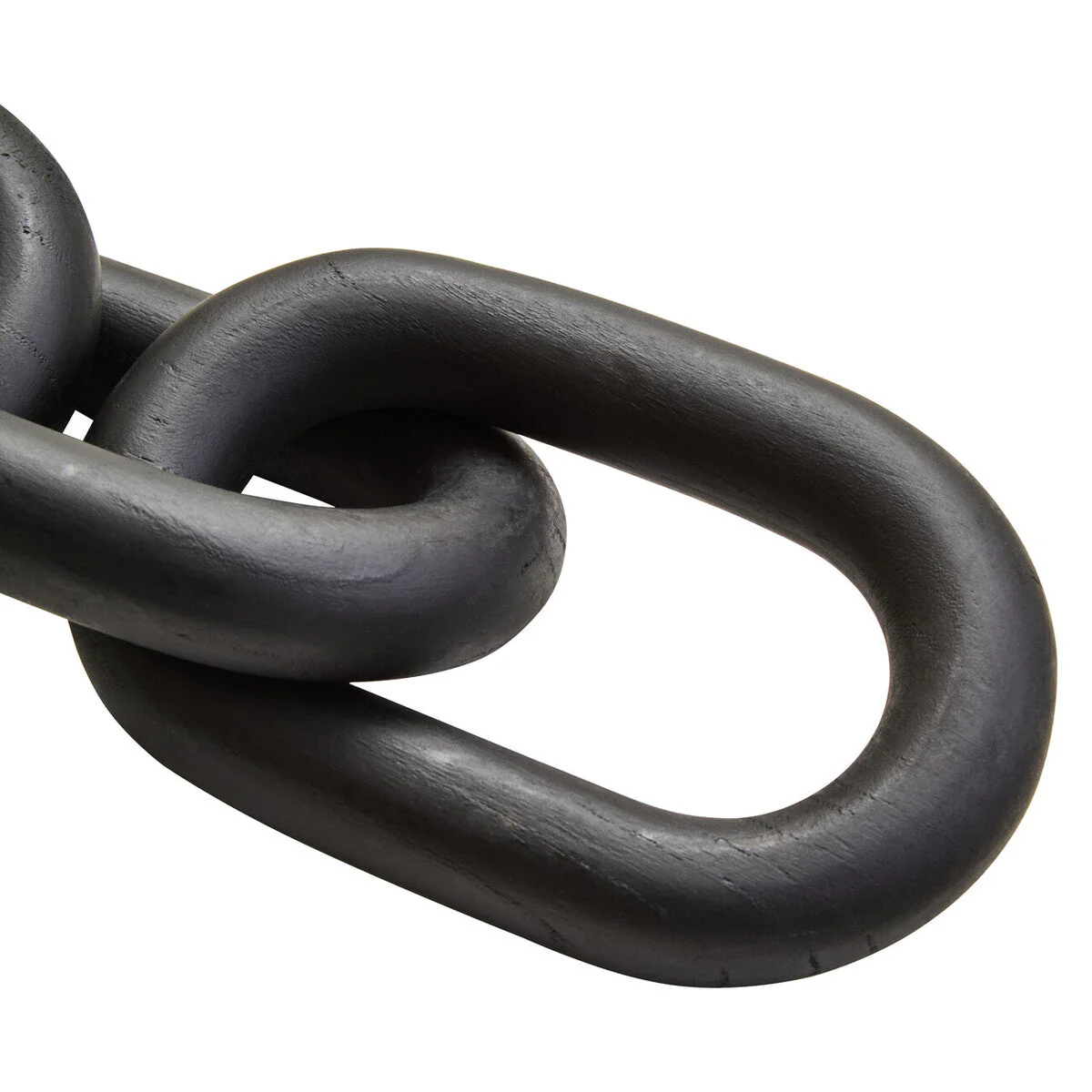 Cato Black Wood 5 Link Table Decor Chain - Image 8
