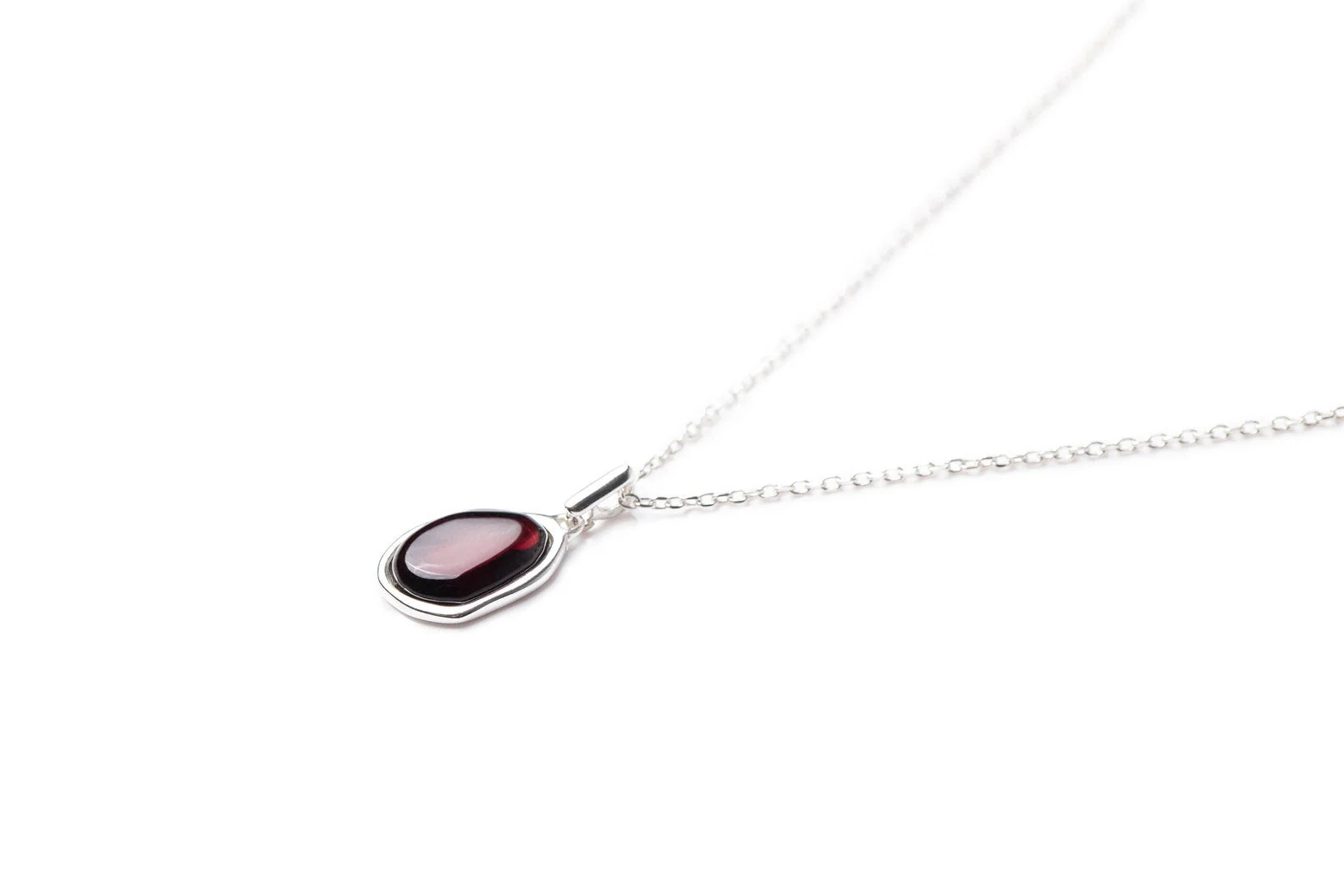 Cherry Amber ELEMENT Pendant Necklace - Image 3