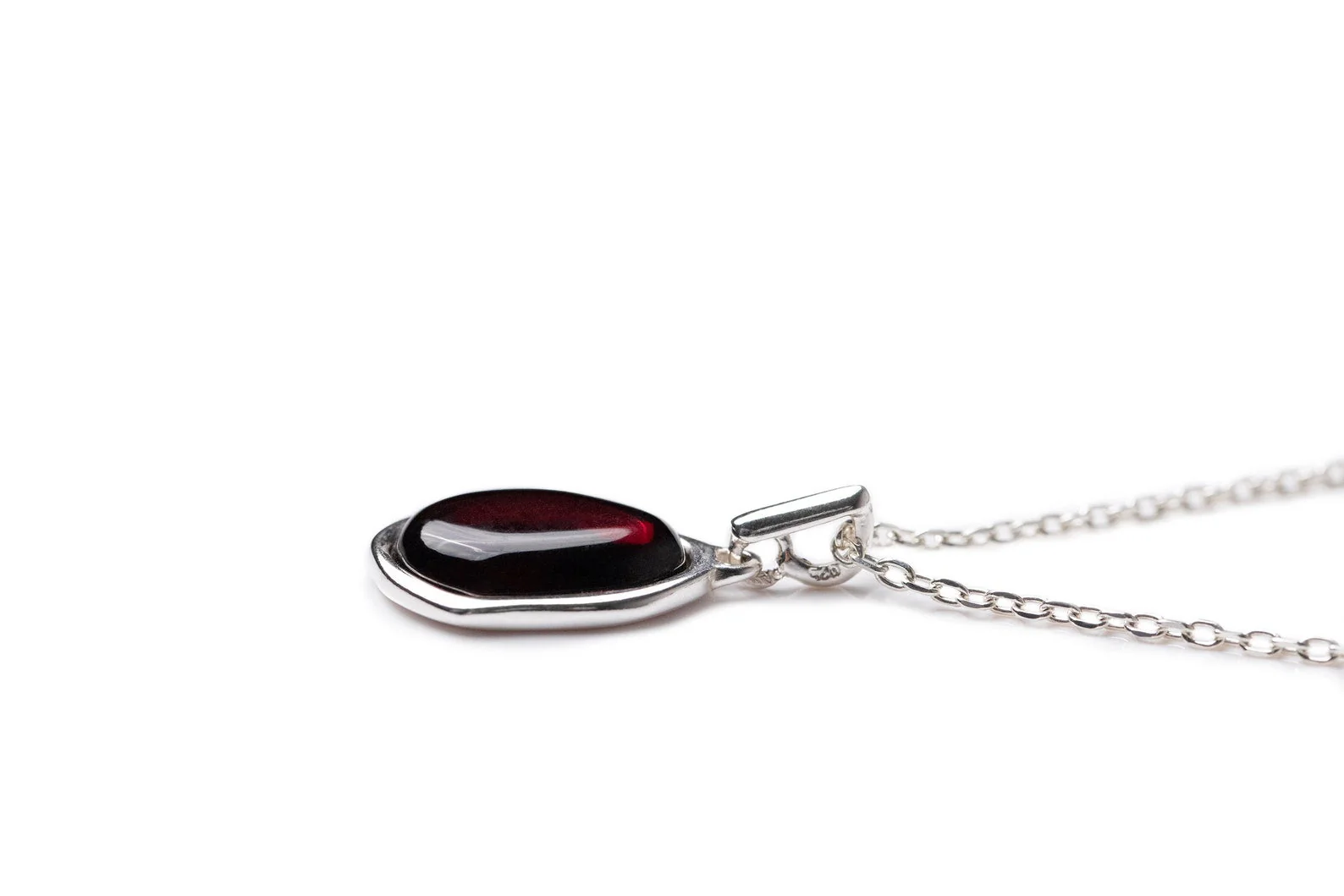 Cherry Amber ELEMENT Pendant Necklace - Image 5