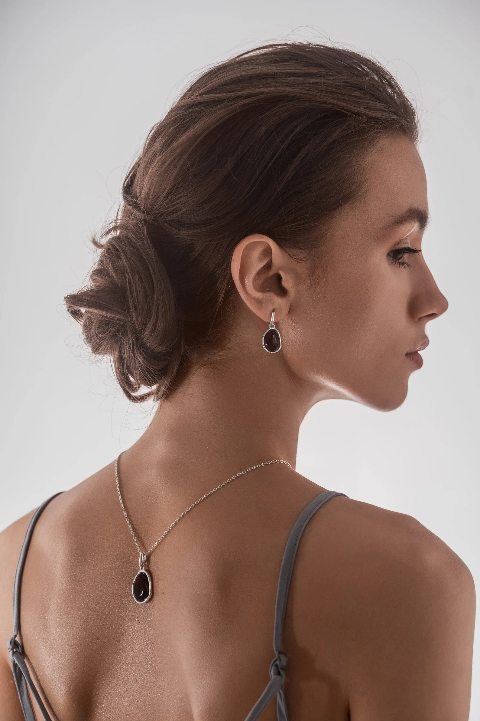 Cherry Amber ELEMENT Pendant Necklace - Image 7