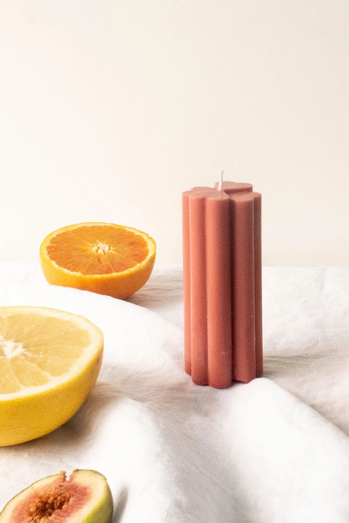 Cherry Blossom Pillar Candle - Image 3