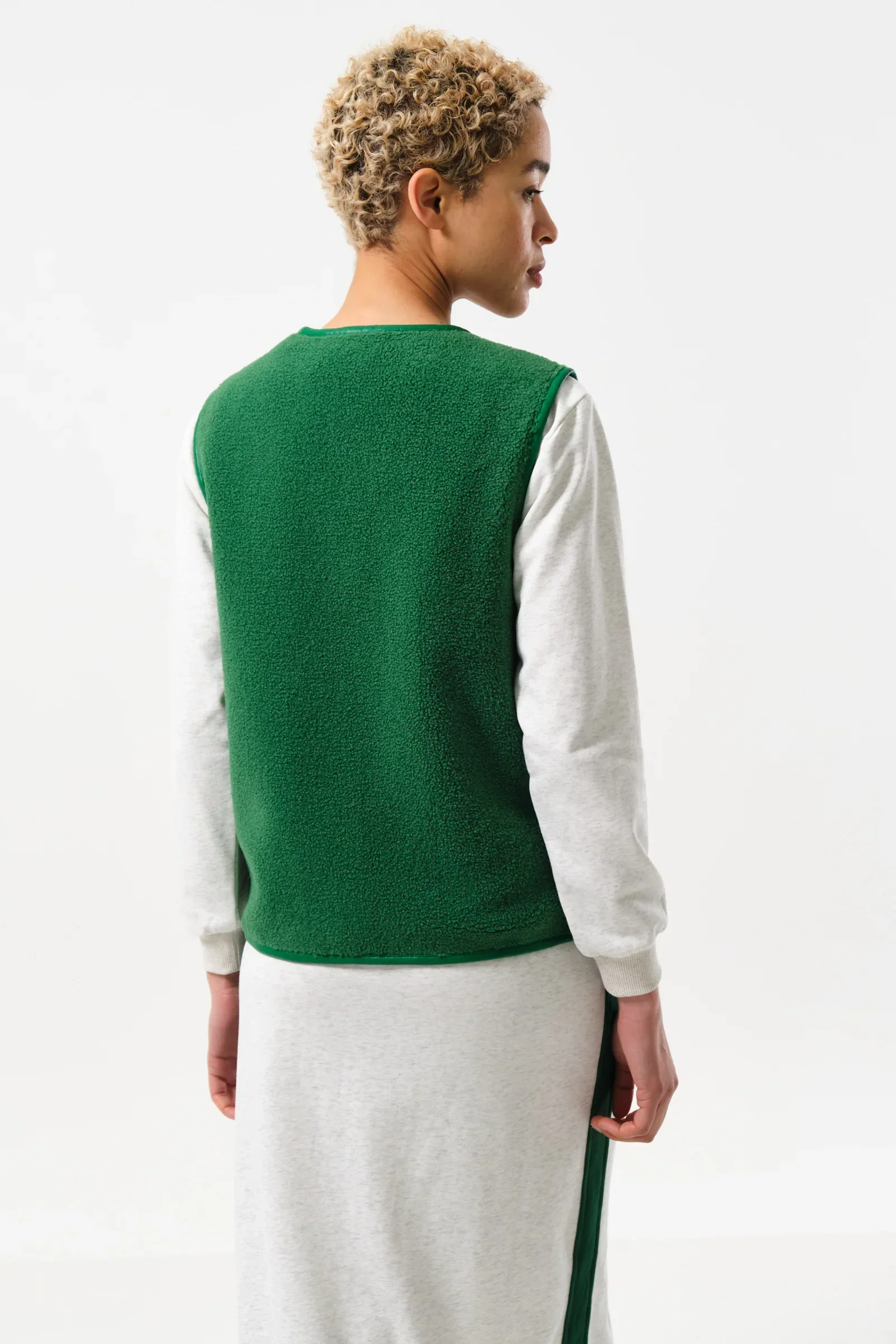 Chris Borg Waistcoat - Green - Image 4