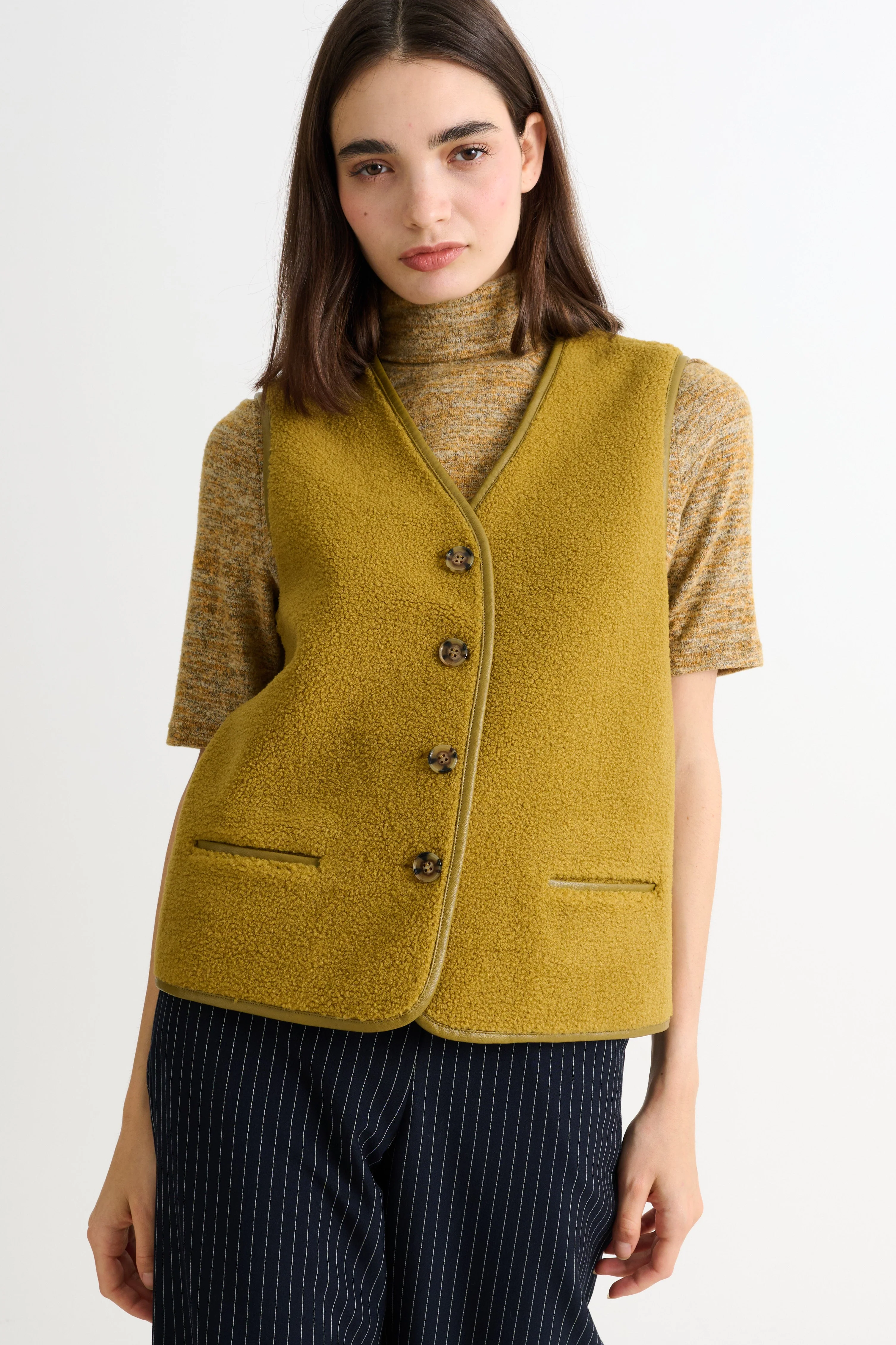 Chris Borg Waistcoat – Mustard - Image 5