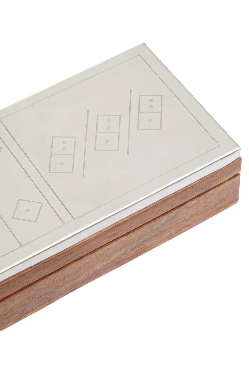 Churchill Games 3 In 1 Dominoes Dice and Playing Cards Set - Image 5