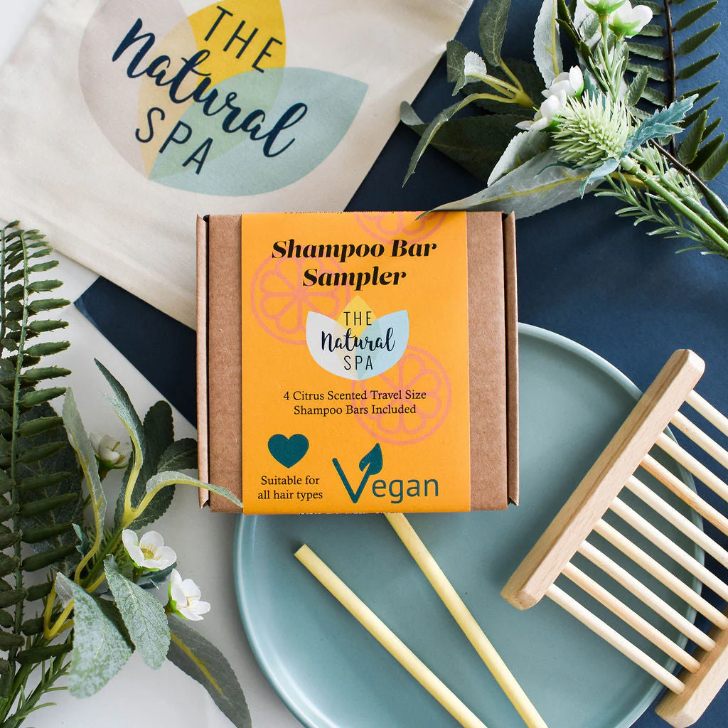 Citrus  Mini Shampoo Sampler - gift set with 4 mini shampoo bars - Image 2
