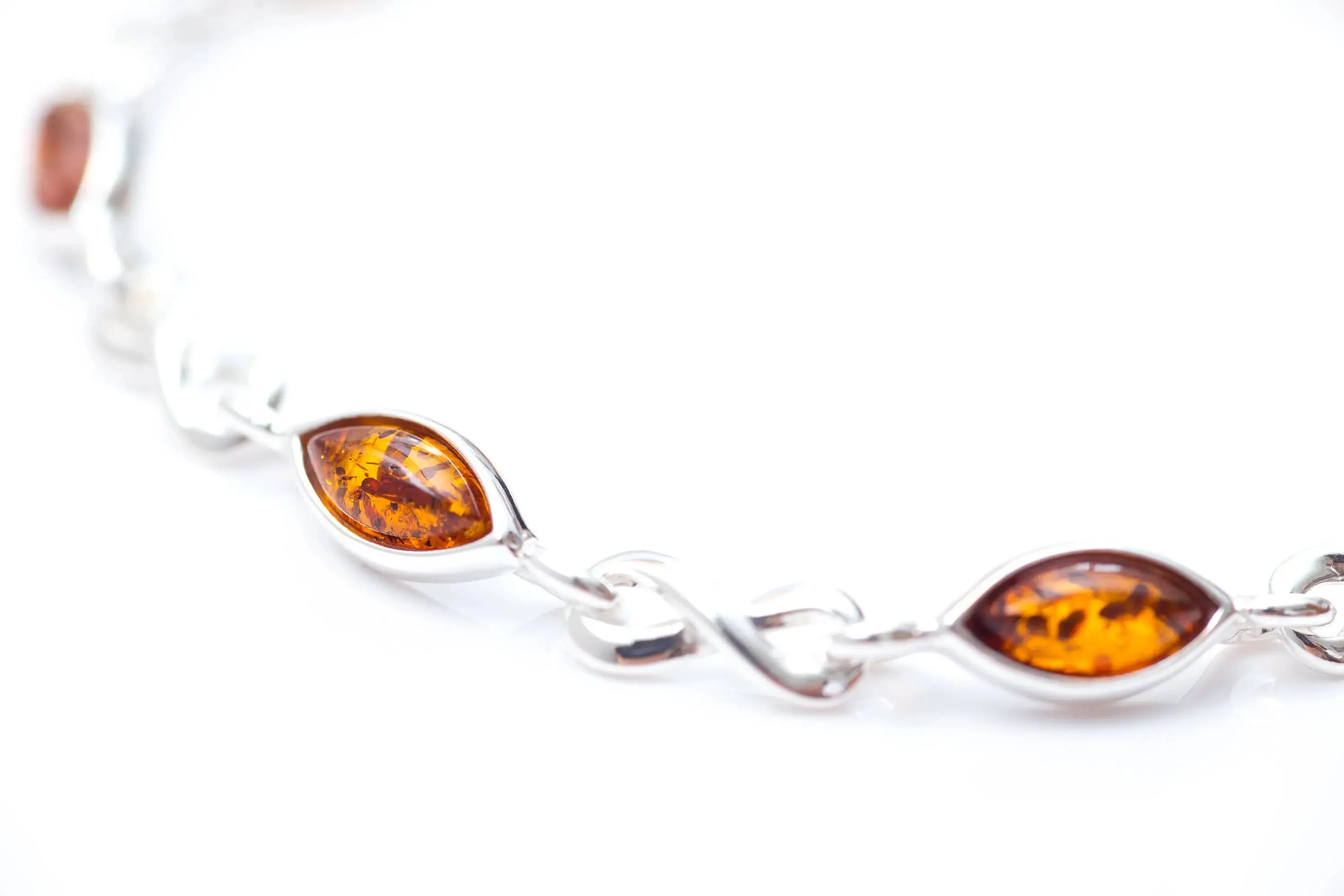 Classic Amber Infinity Bracelet - Image 3