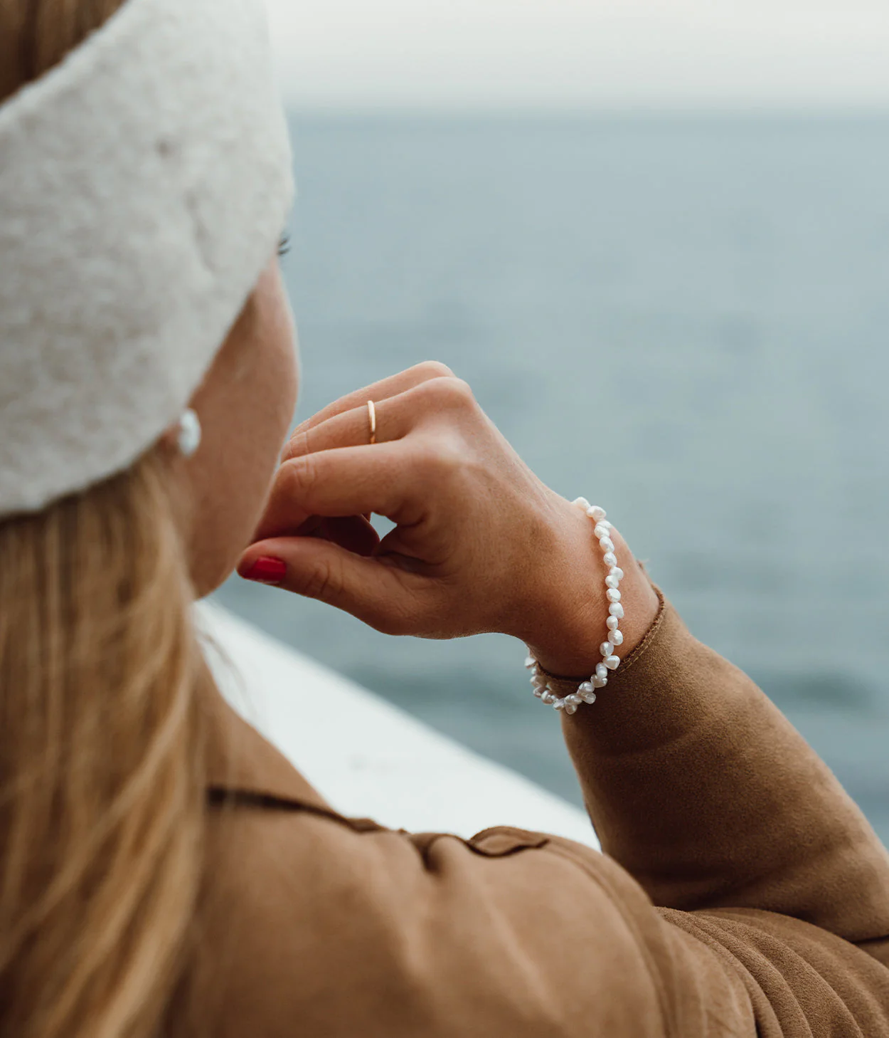 Classic Misshaped Pearl Bracelet - Image 4
