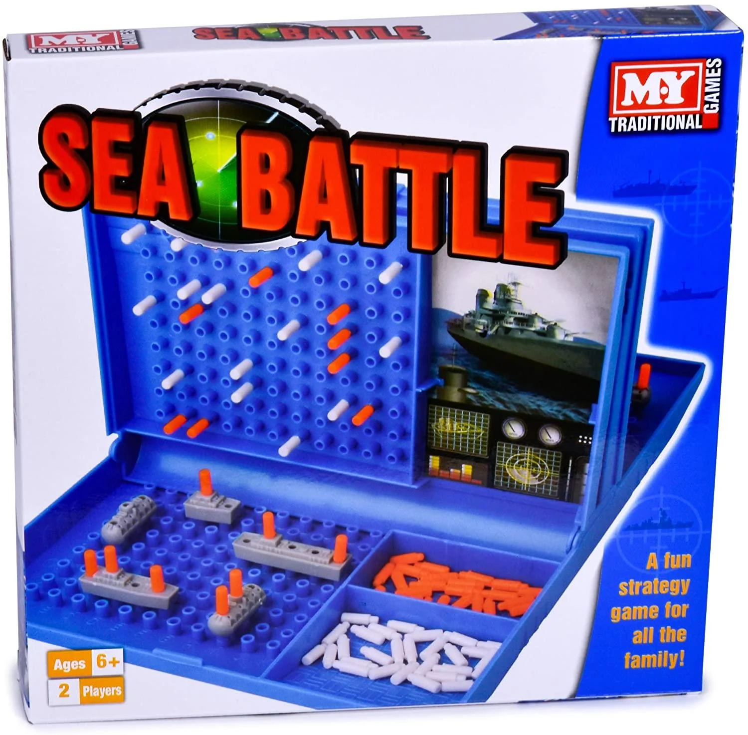 Classic Sea Battle Strategy Board Game For 2 Players - Image 5