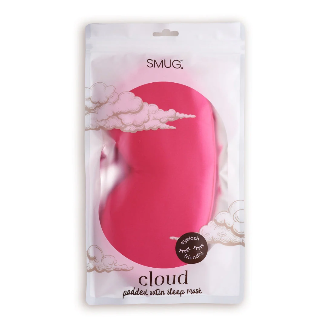 Cloud Padded Satin Sleep Mask - Scarlett - Image 2