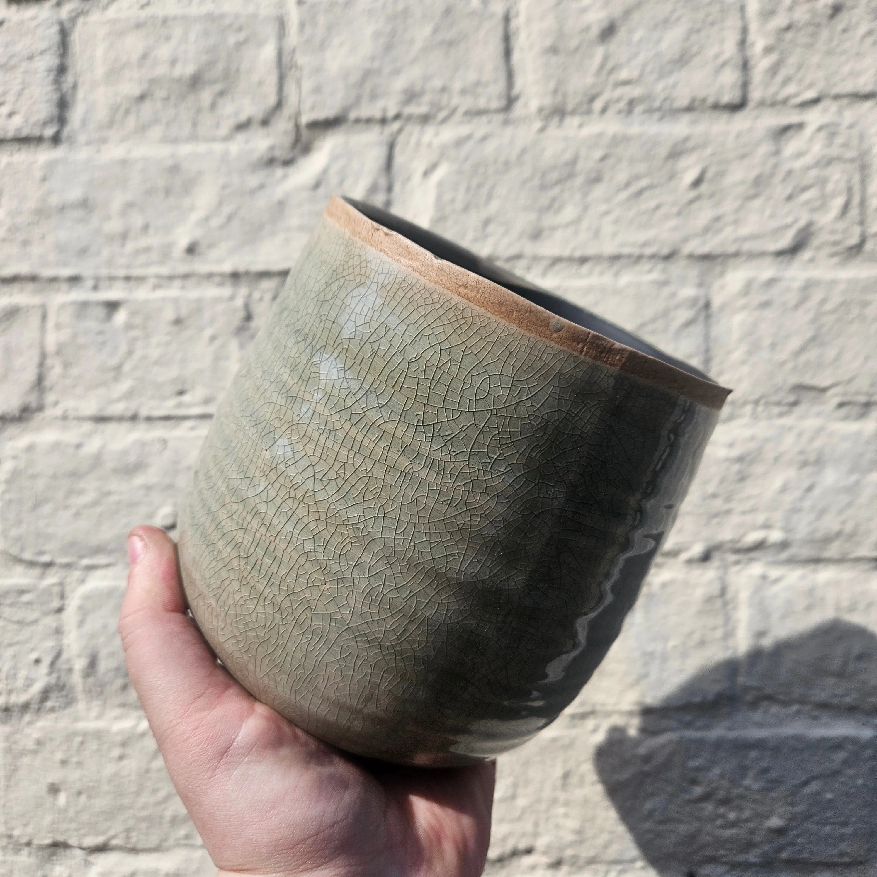 Como Glazed pots in Various Colours (Various sizes available) - Image 3