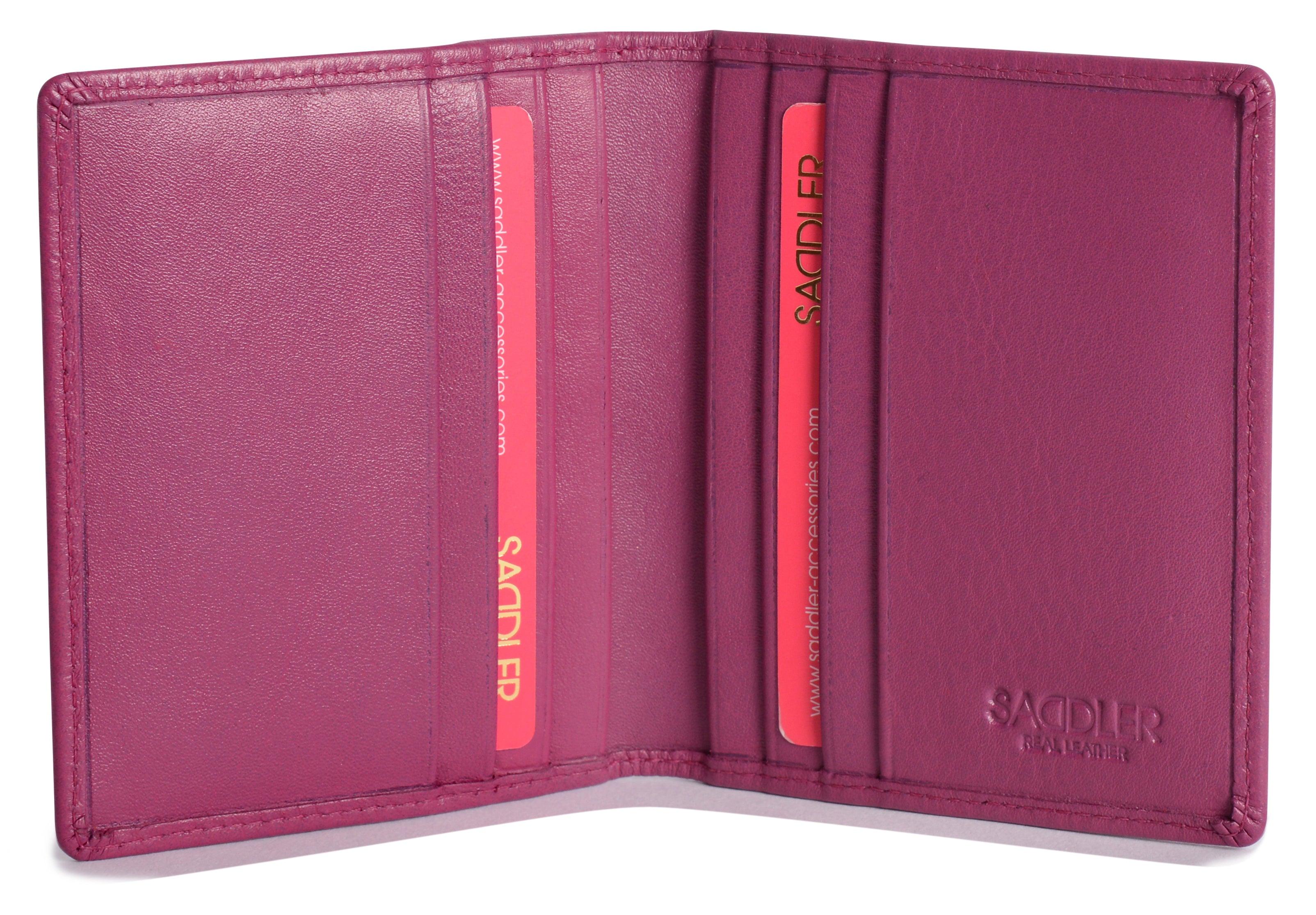 Compact Leather Card Wallet "Lexi" – Handmade by Saddler | RFID Protected & Gift Boxed - Image 48