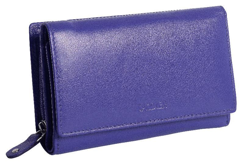 Compact Trifold Leather Purse "Eleanor" – Handmade by Saddler | RFID Protected & Gift Boxed | 10 Card Slots & Rear Zip Coin Pocket - Image 58