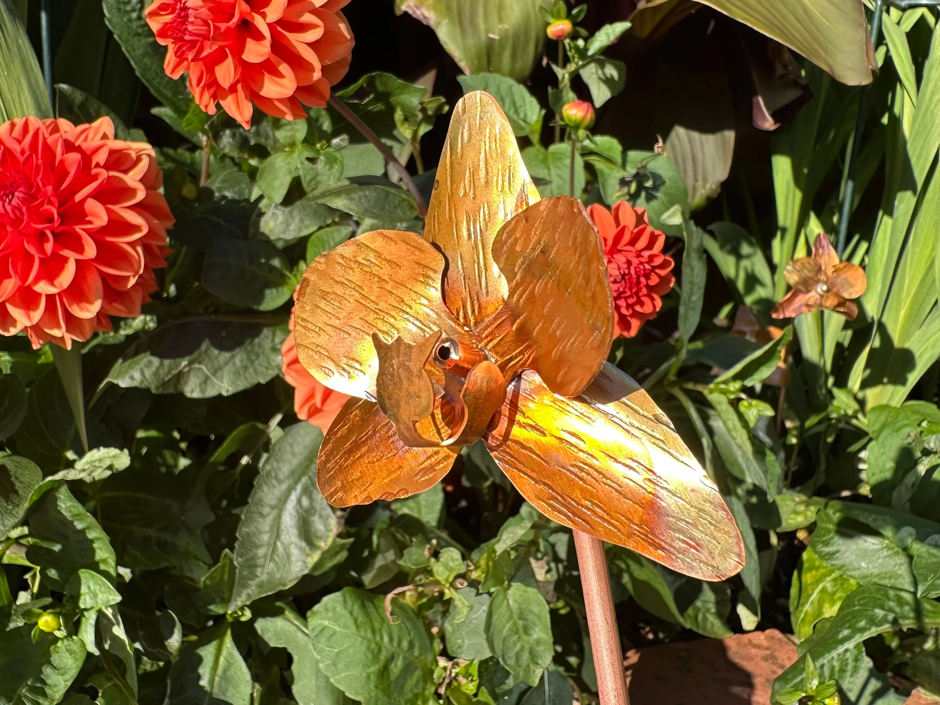Copper Orchid Flower - Image 9