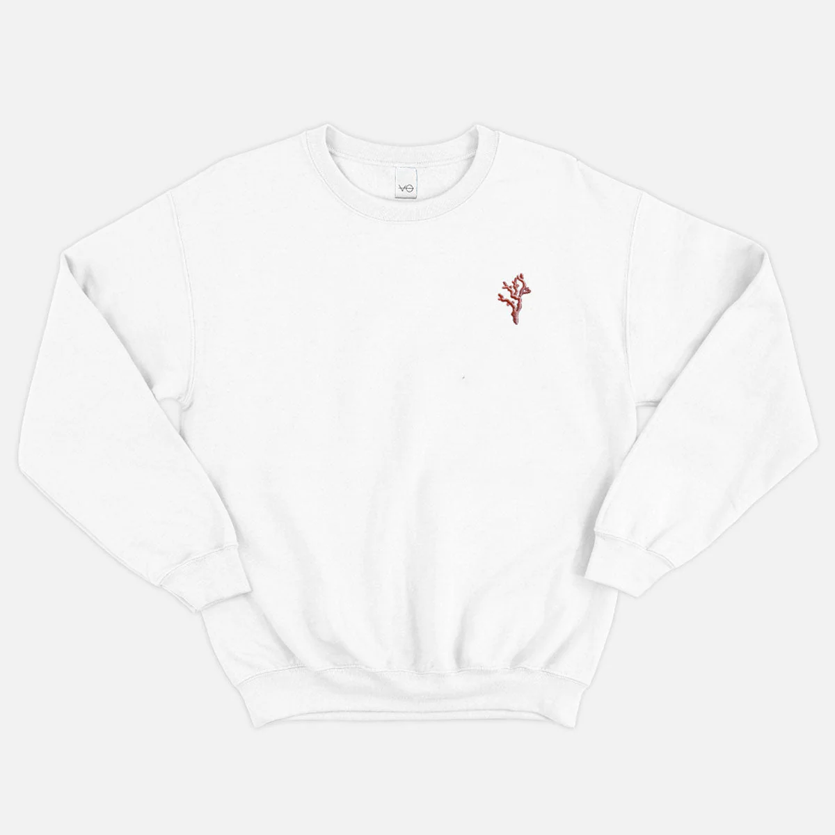 Coral Embroidered Sweatshirt (Unisex) - Image 3
