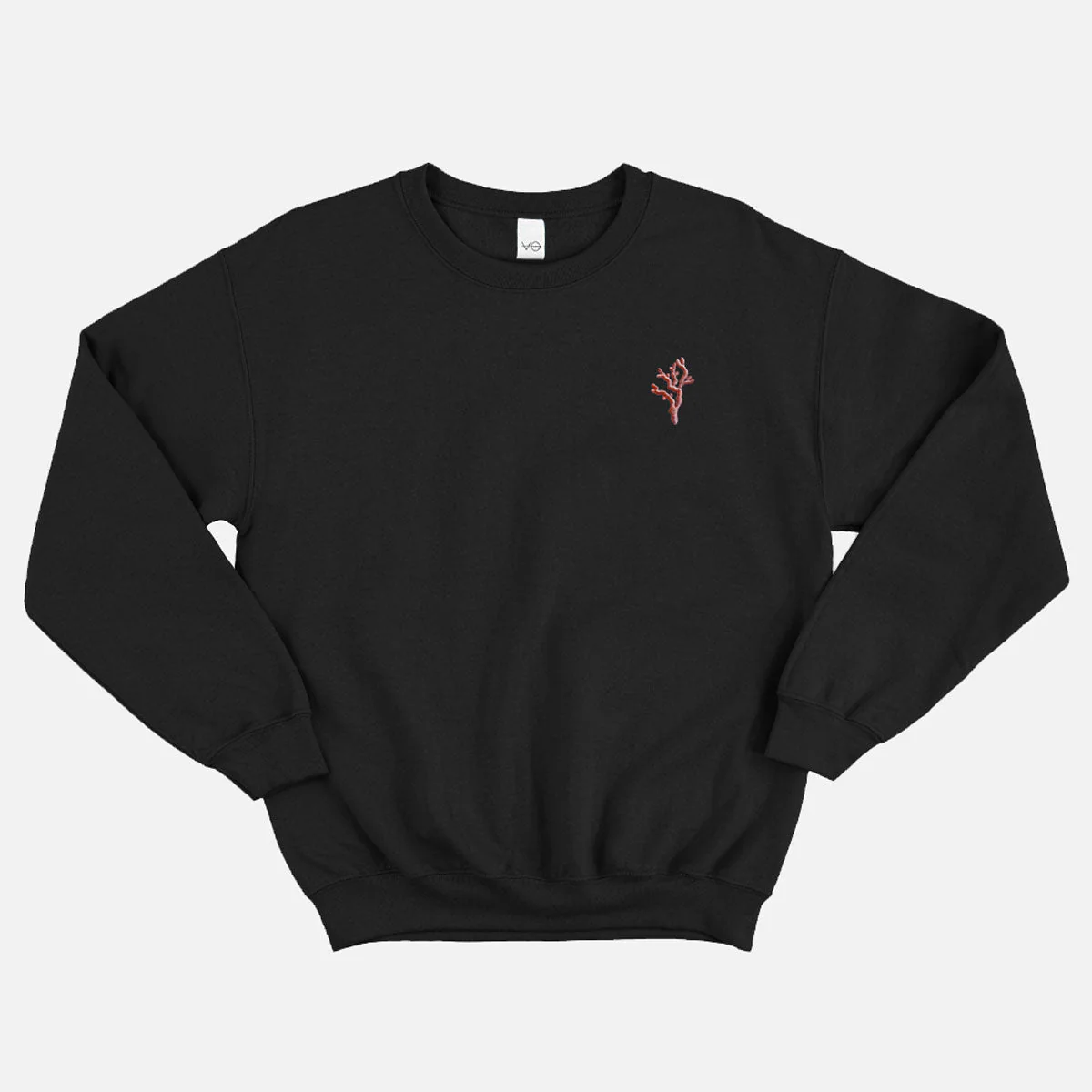 Coral Embroidered Sweatshirt (Unisex) - Image 4