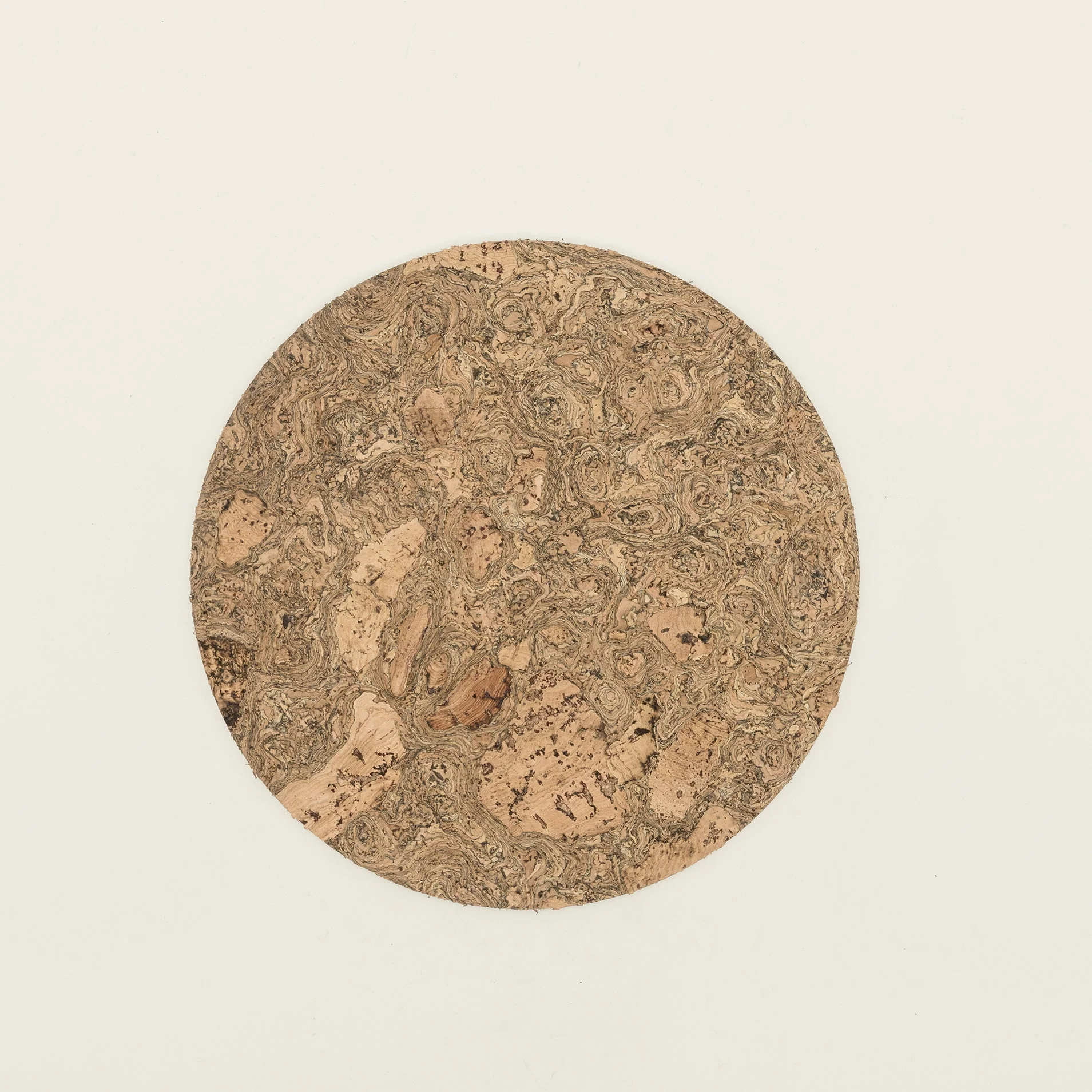 Cork Placemats | Twist Black | Round - Image 2