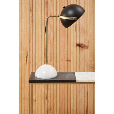 Black and White Marble Console Table with Gold and Black Metal Frame, Corra - Image 10